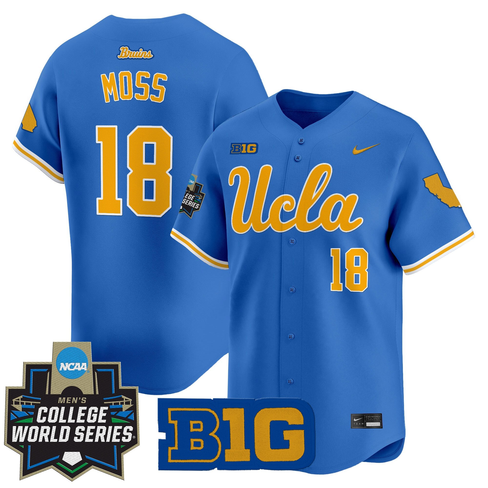 Women's UCLA Bruins 2025 World Series Vapor Premier Limited Jersey - All Stitched