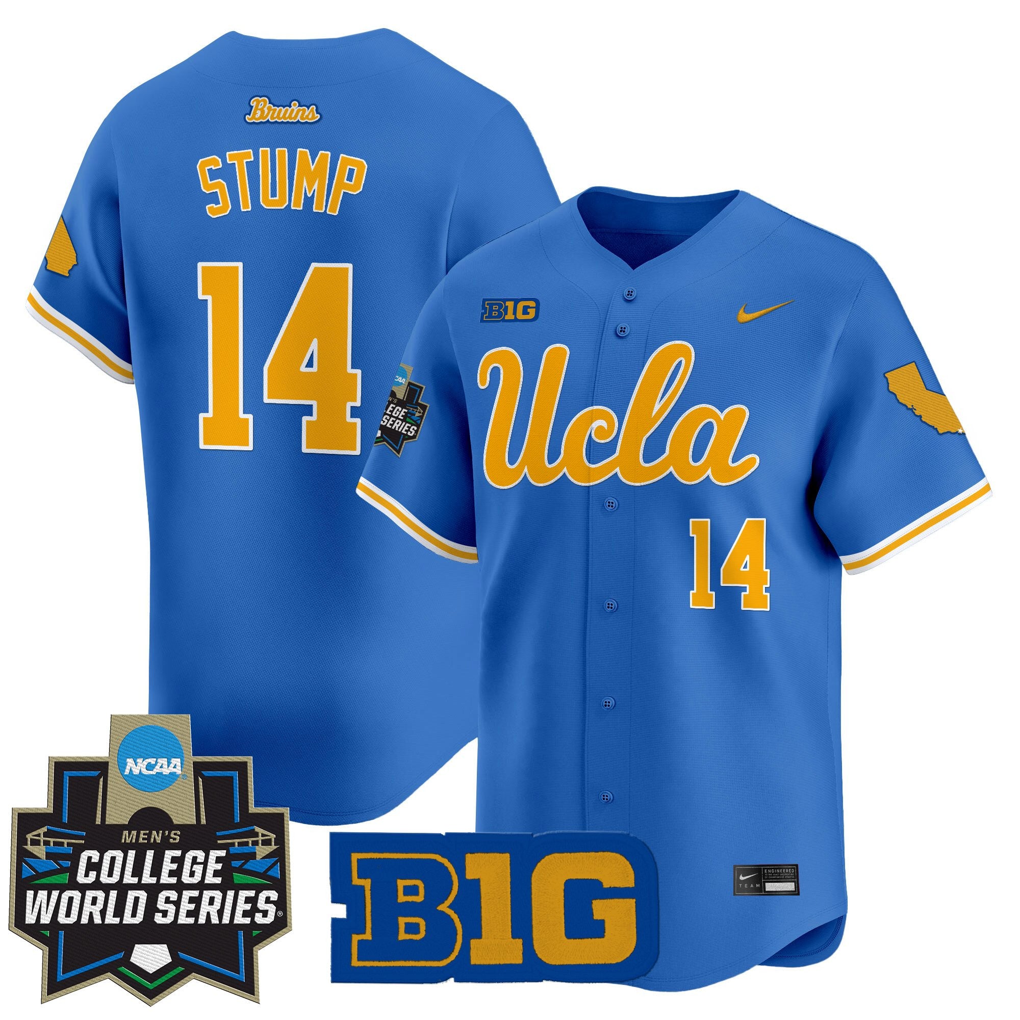Women's UCLA Bruins 2025 World Series Vapor Premier Limited Jersey - All Stitched
