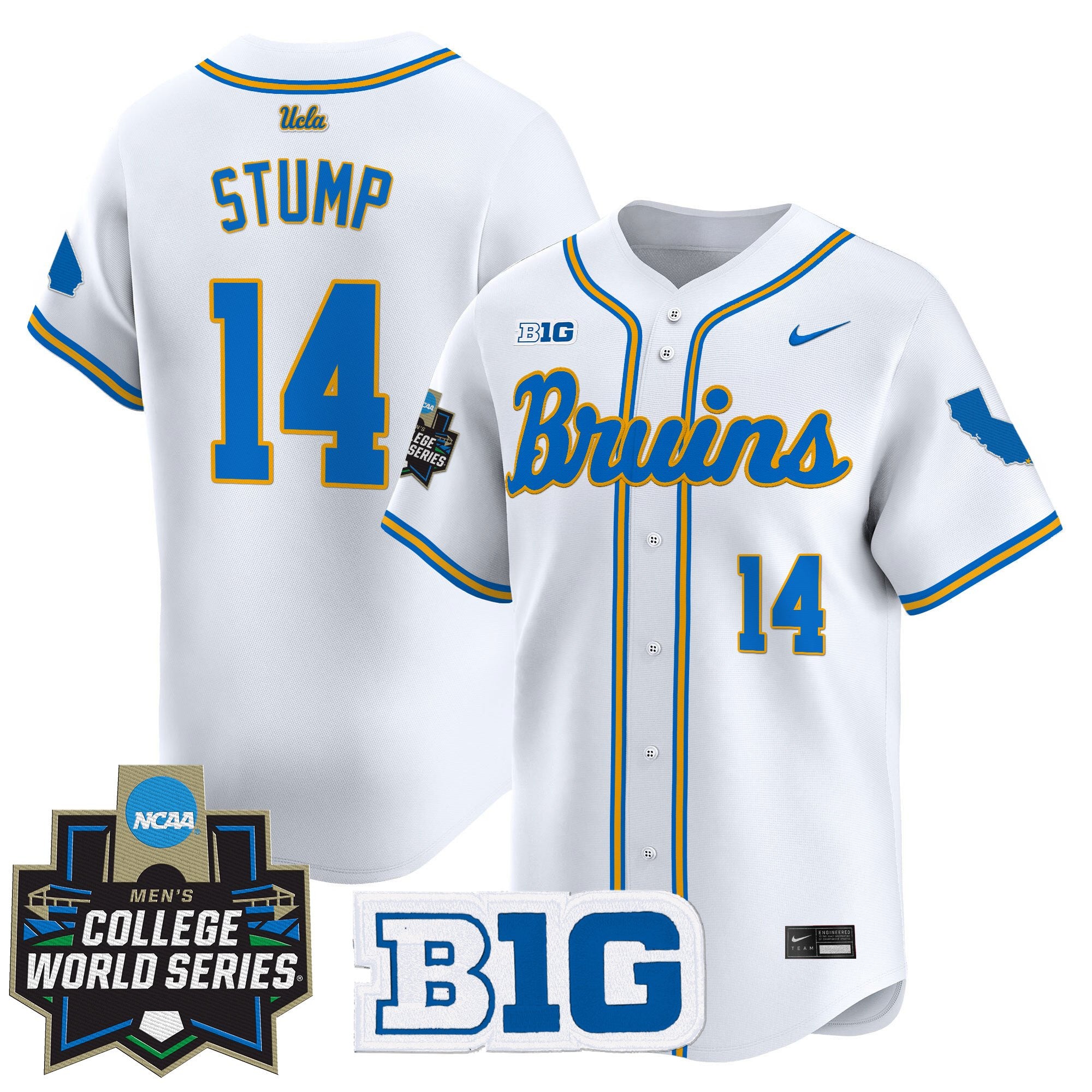 Women's UCLA Bruins 2025 World Series Vapor Premier Limited Jersey - All Stitched