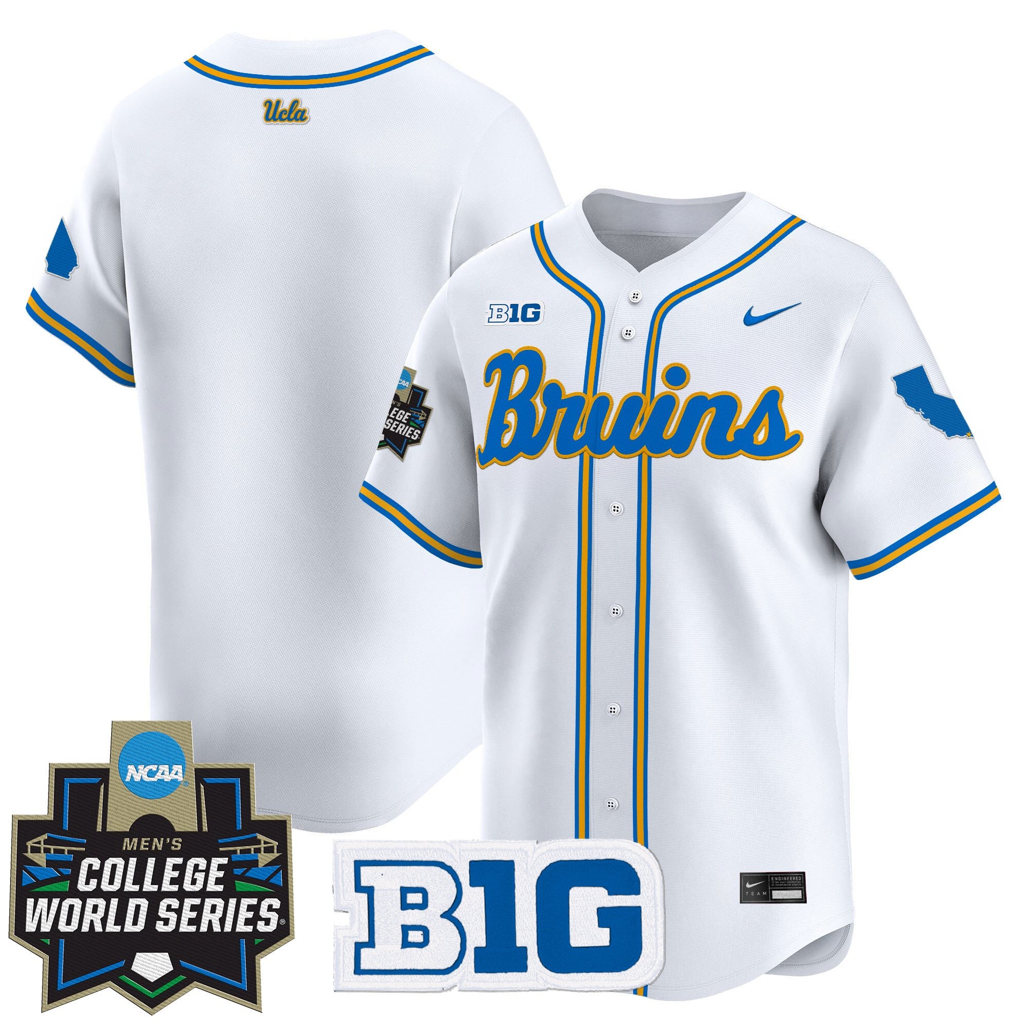 Women's UCLA Bruins 2025 World Series Vapor Premier Limited Jersey - All Stitched