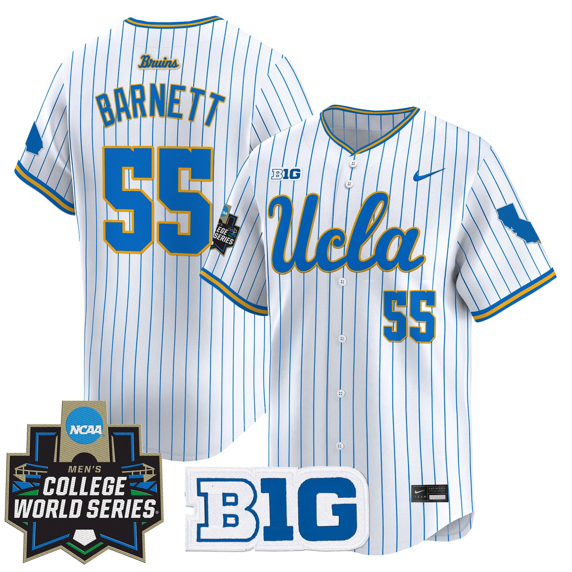 Women's UCLA Bruins 2025 World Series Vapor Premier Limited Jersey - All Stitched