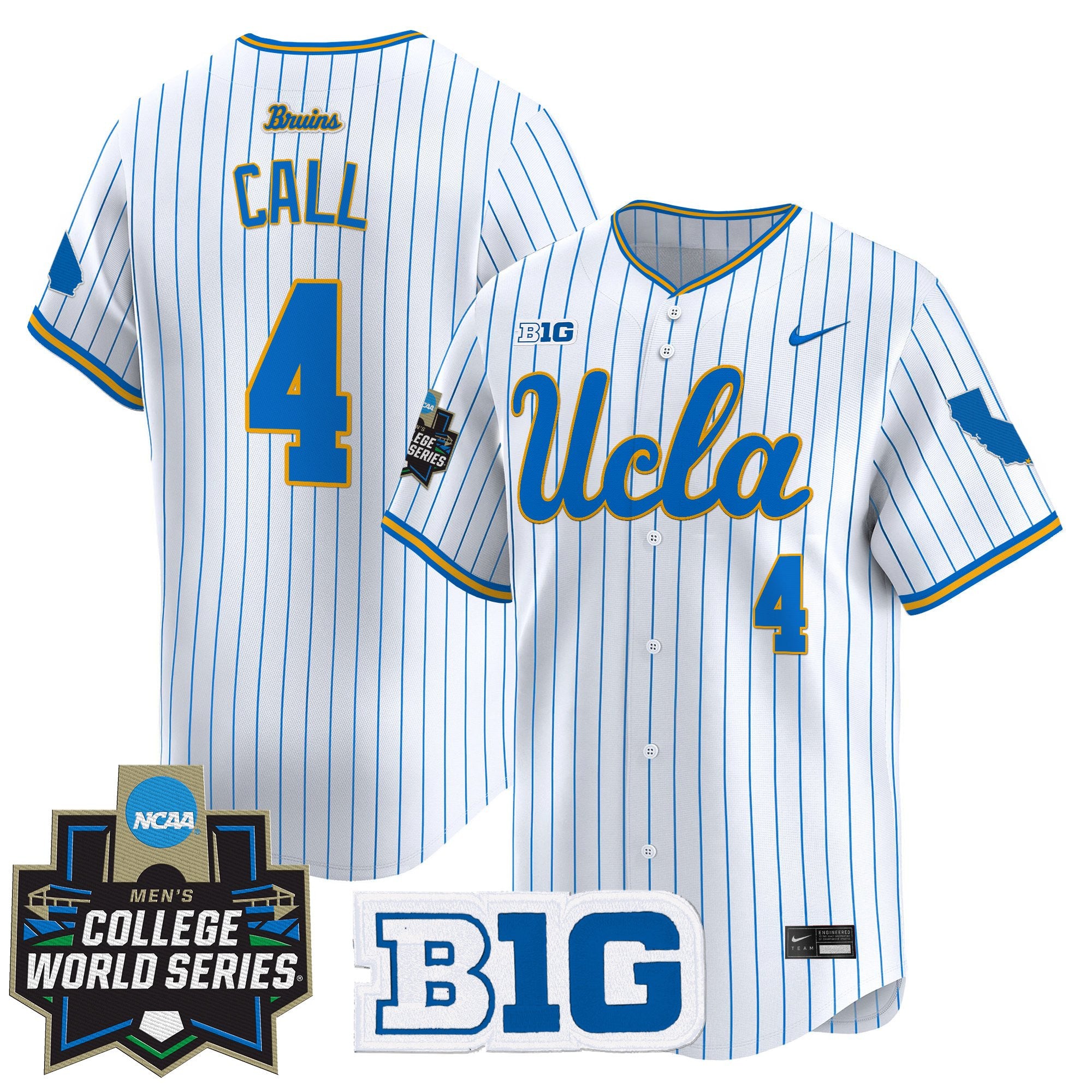 Women's UCLA Bruins 2025 World Series Vapor Premier Limited Jersey - All Stitched