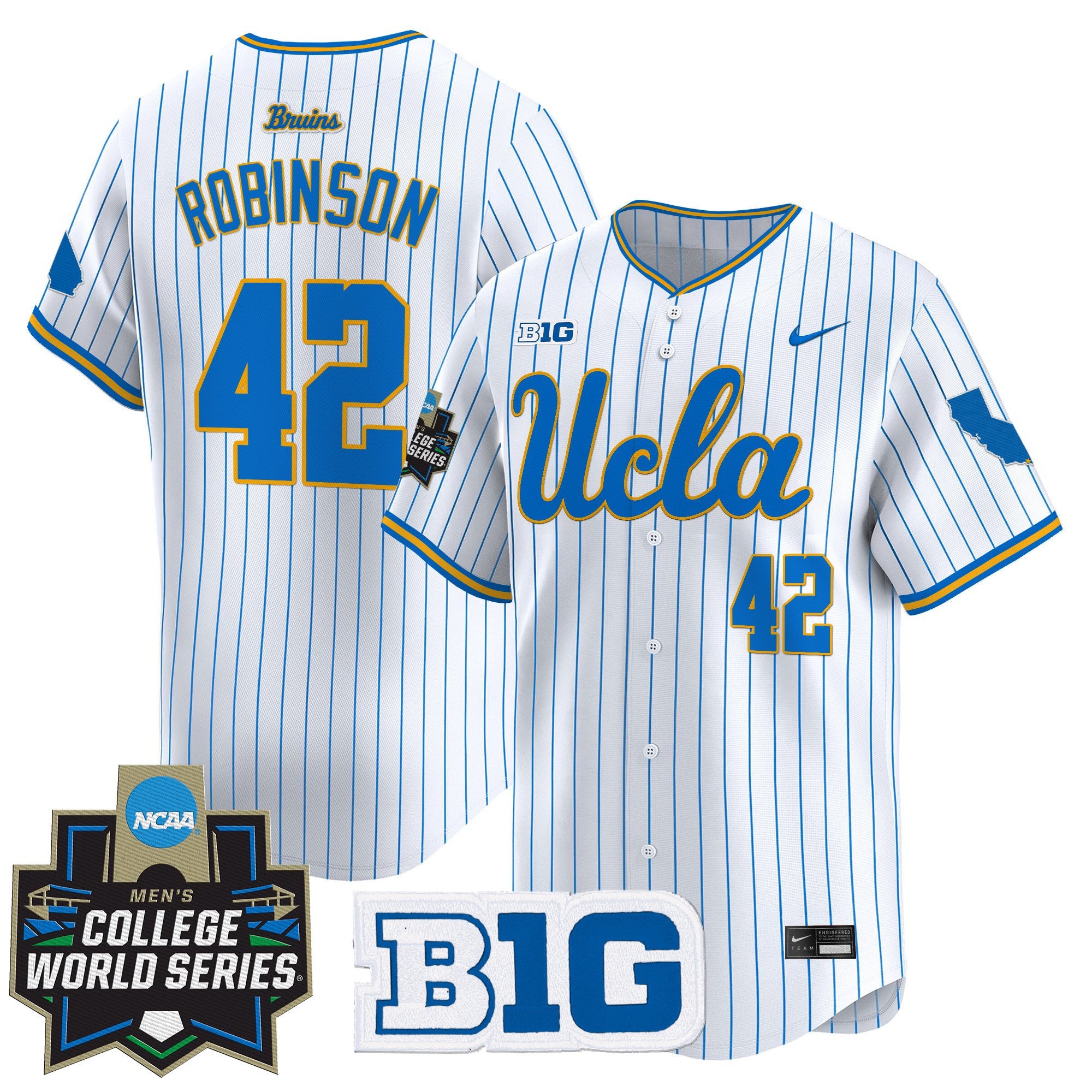 Youth's UCLA Bruins 2025 World Series Vapor Premier Limited Jersey - All Stitched