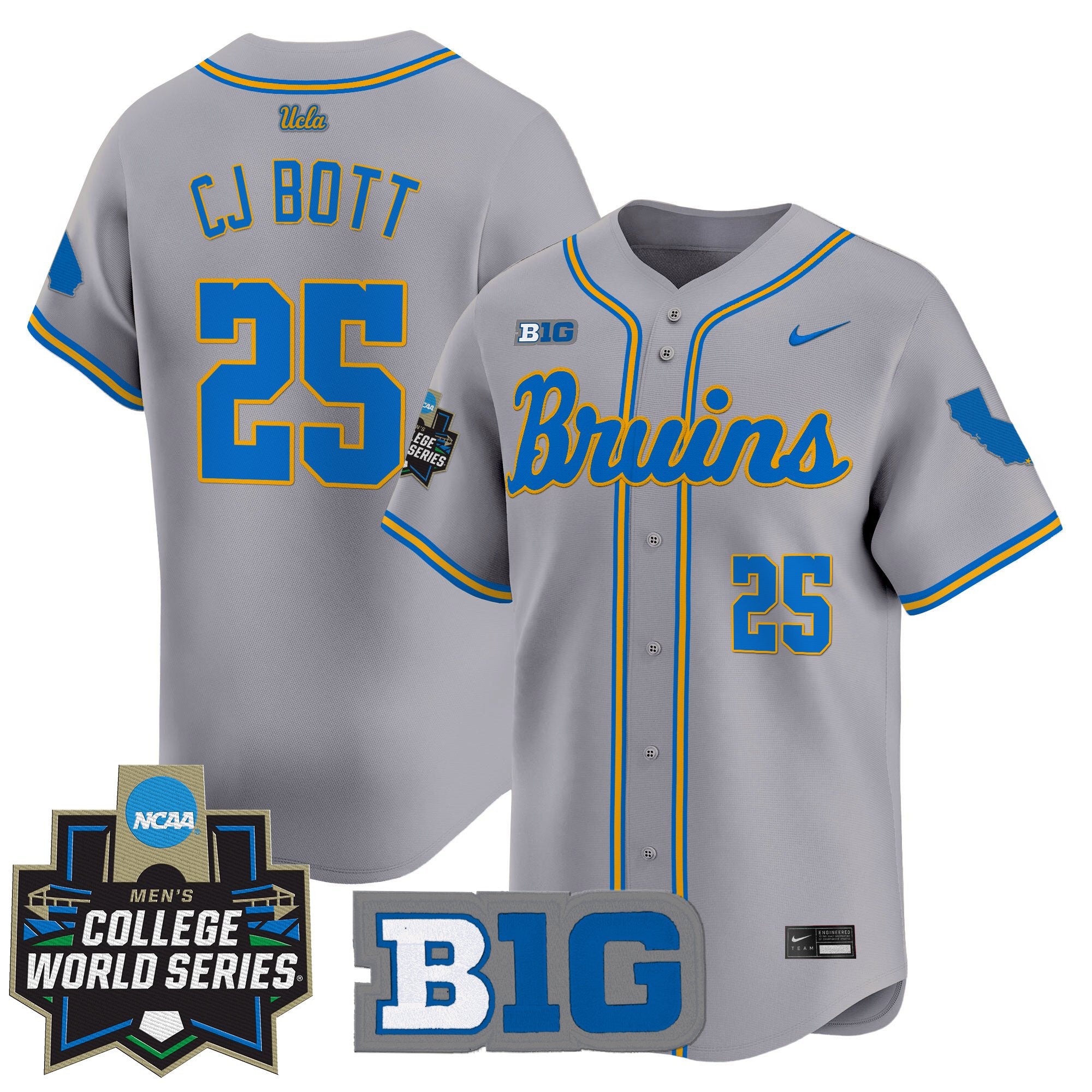 Women's UCLA Bruins 2025 World Series Vapor Premier Limited Jersey - All Stitched