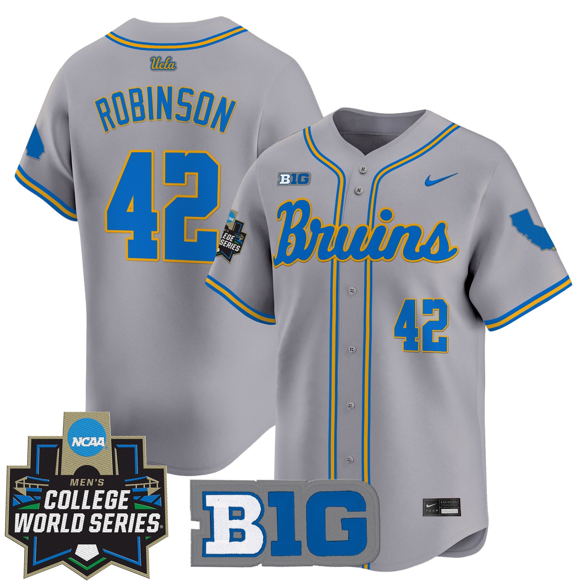 Youth's UCLA Bruins 2025 World Series Vapor Premier Limited Jersey - All Stitched