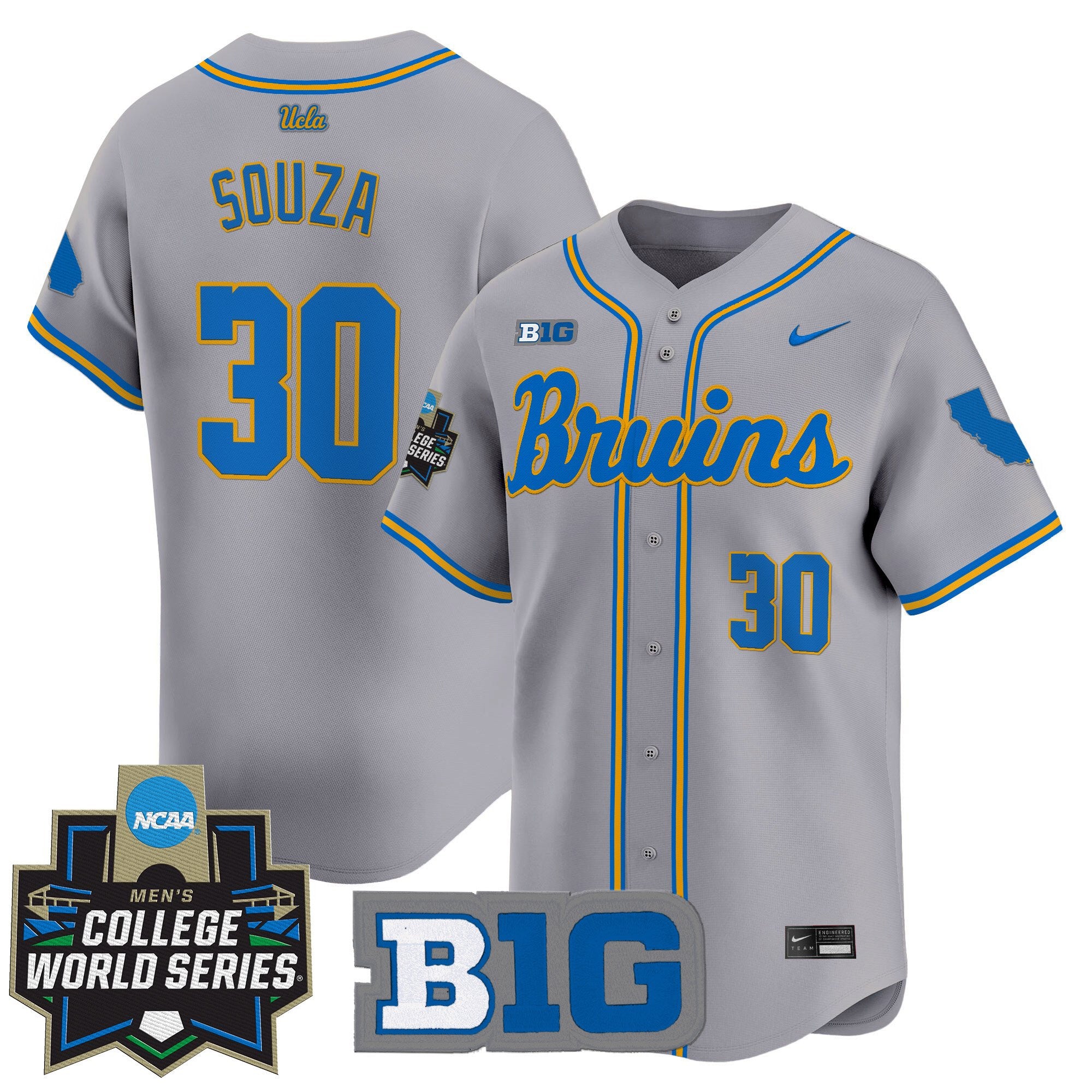 Youth's UCLA Bruins 2025 World Series Vapor Premier Limited Jersey - All Stitched