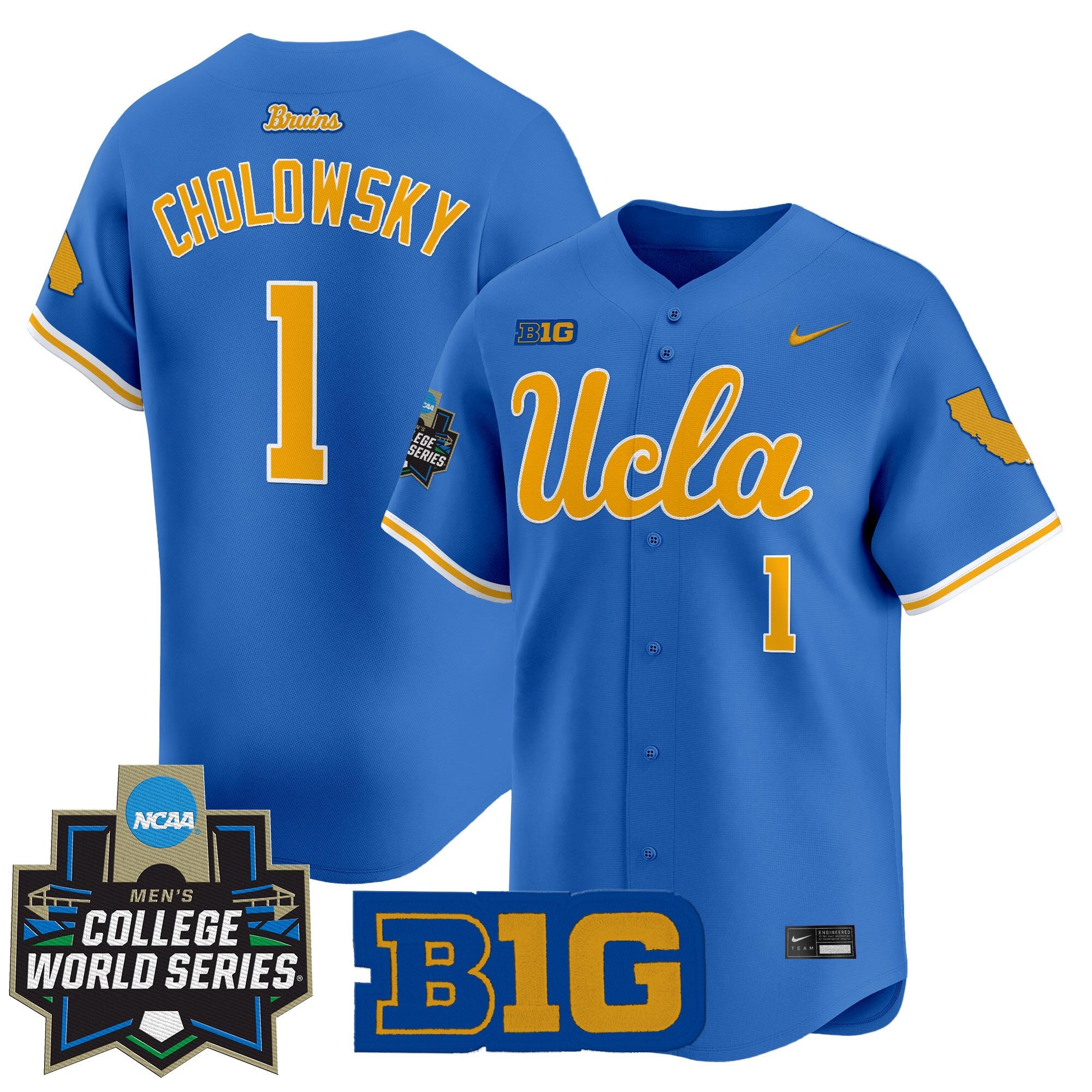 Women's UCLA Bruins 2025 World Series Vapor Premier Limited Jersey - All Stitched