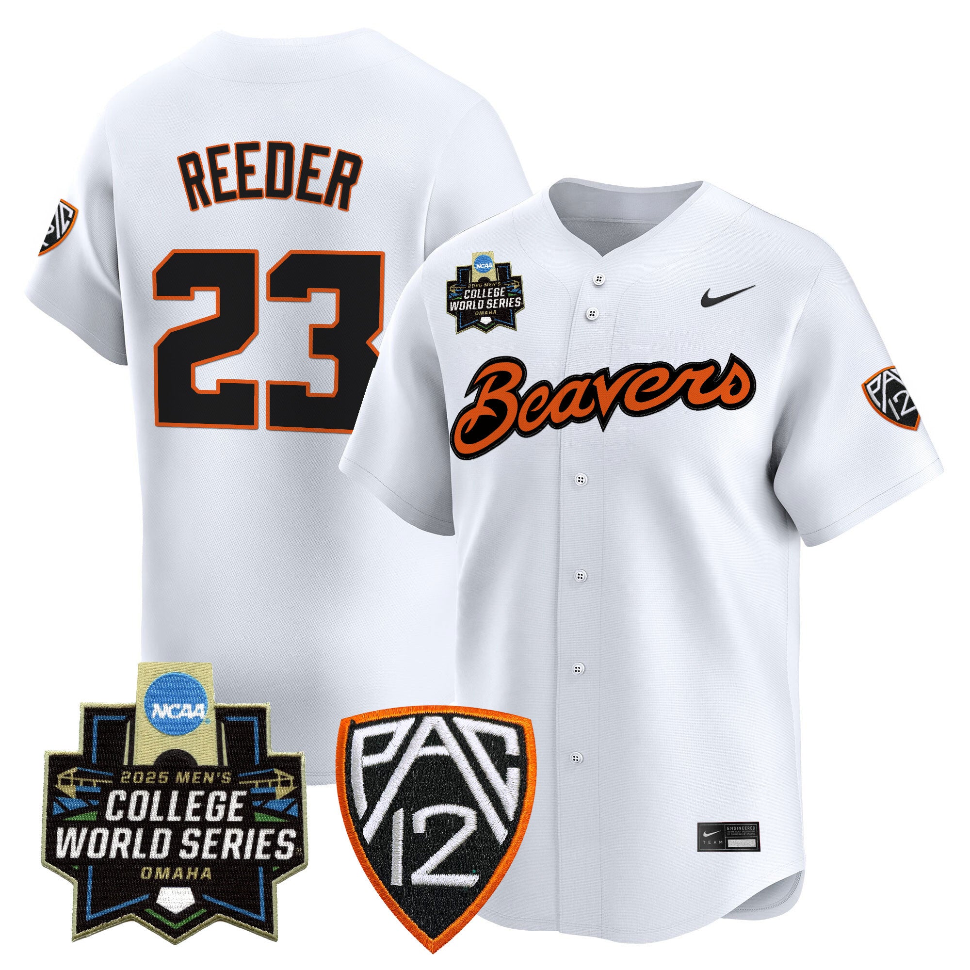 Youth's Oregon State Beavers 2025 World Series Vapor Premier Limited Jersey - All Stitched