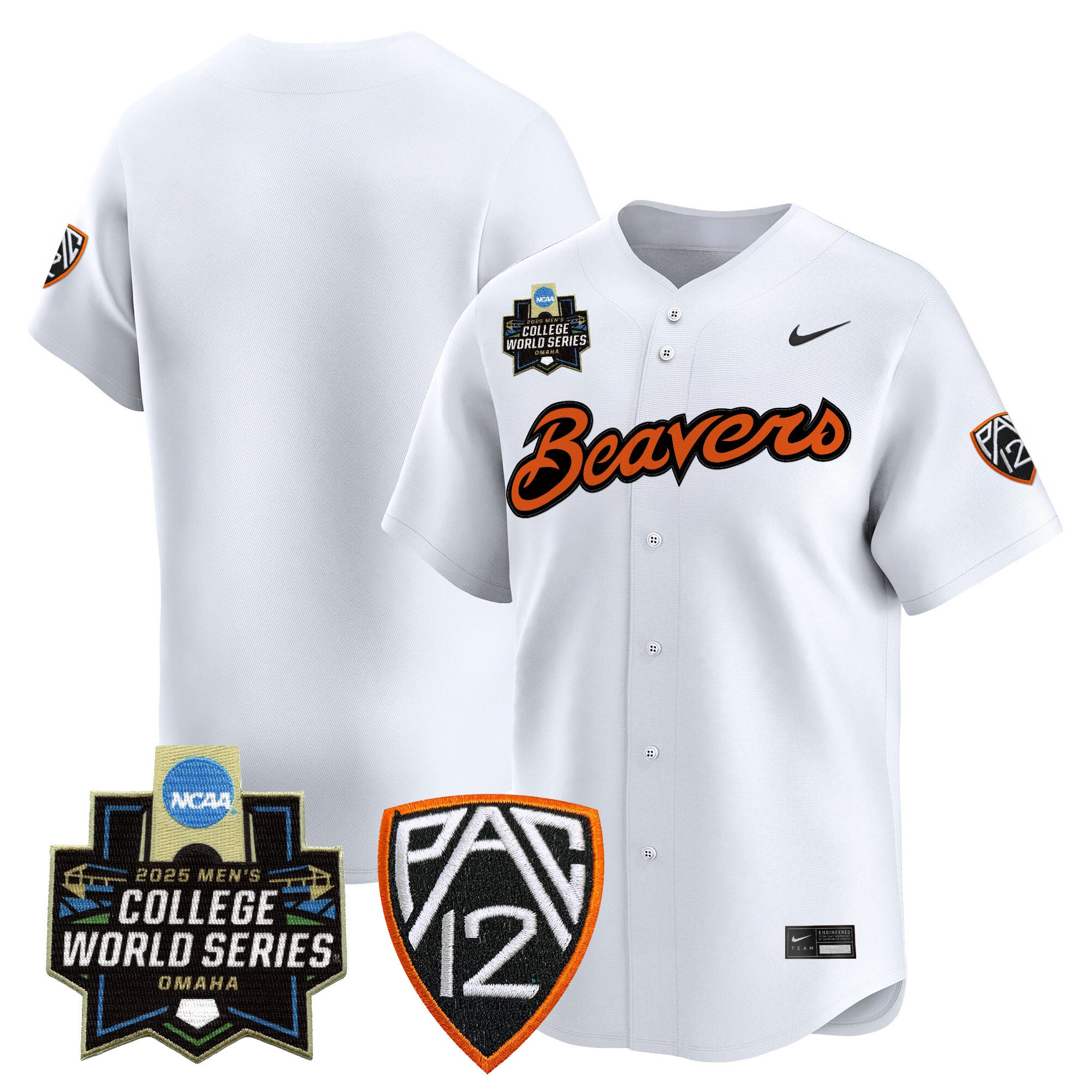 Youth's Oregon State Beavers 2025 World Series Vapor Premier Limited Jersey - All Stitched