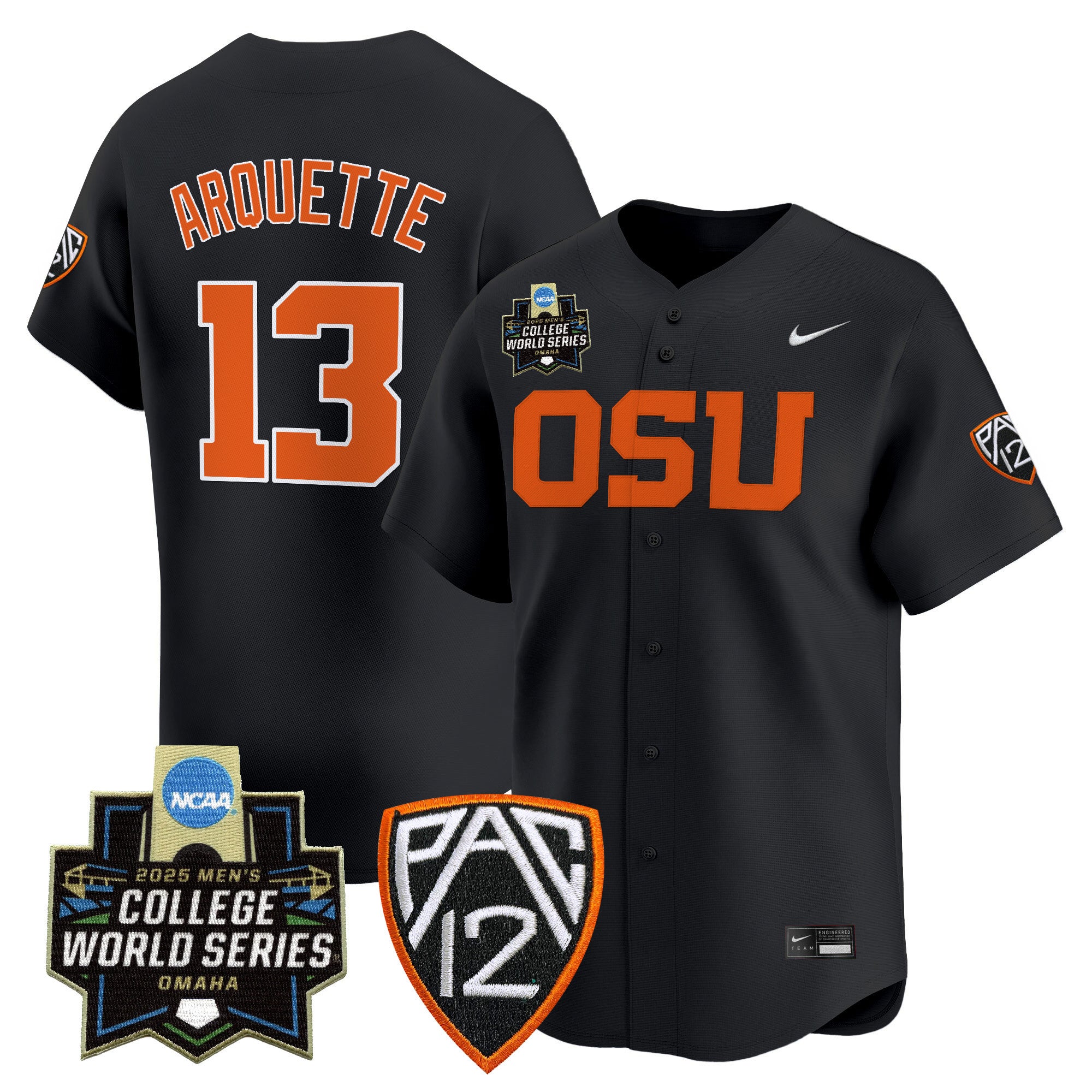 Women's Oregon State Beavers 2025 World Series Vapor Premier Limited Jersey - All Stitched