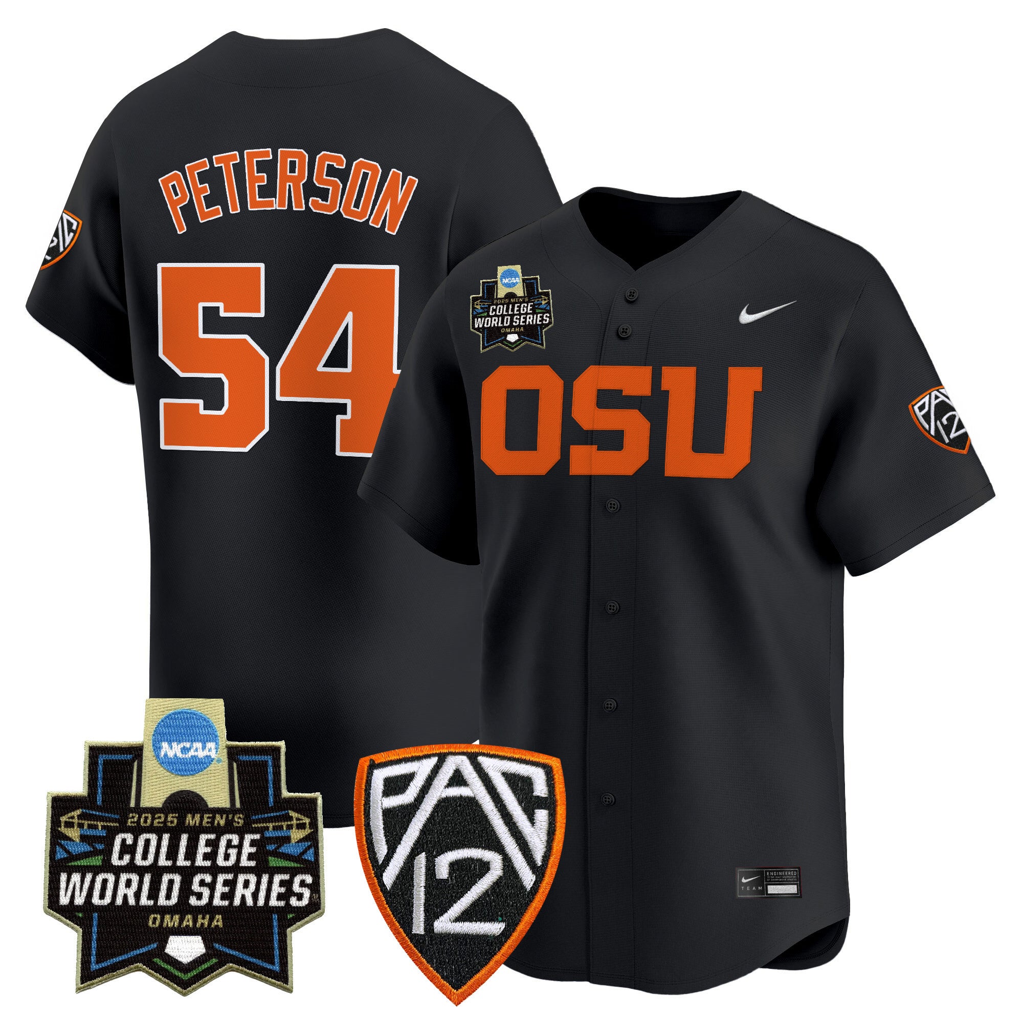 Youth's Oregon State Beavers 2025 World Series Vapor Premier Limited Jersey - All Stitched