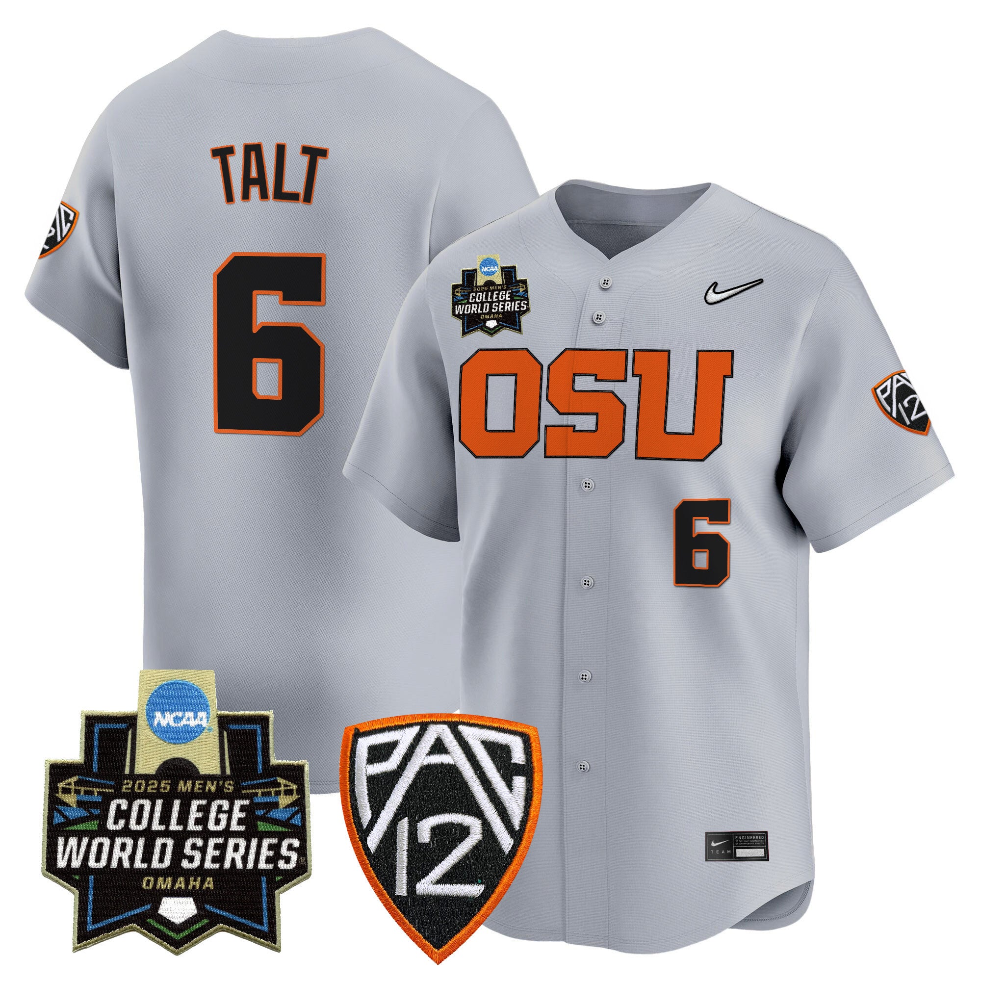 Youth's Oregon State Beavers 2025 World Series Vapor Premier Limited Jersey - All Stitched
