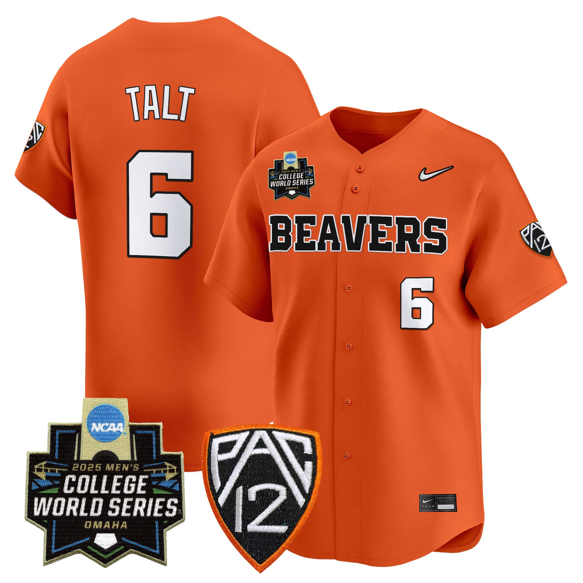 Women's Oregon State Beavers 2025 World Series Vapor Premier Limited Jersey - All Stitched
