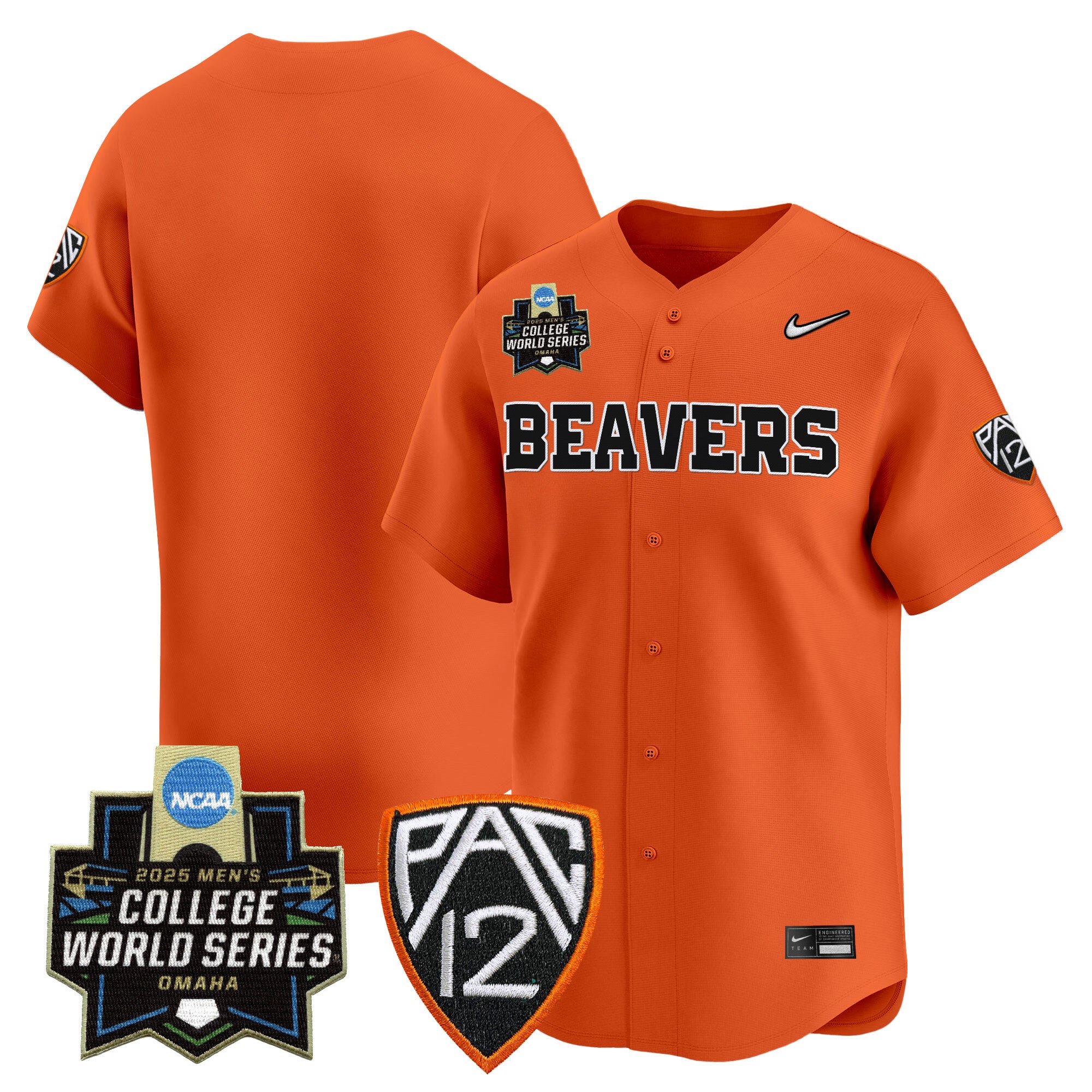 Youth's Oregon State Beavers 2025 World Series Vapor Premier Limited Jersey - All Stitched
