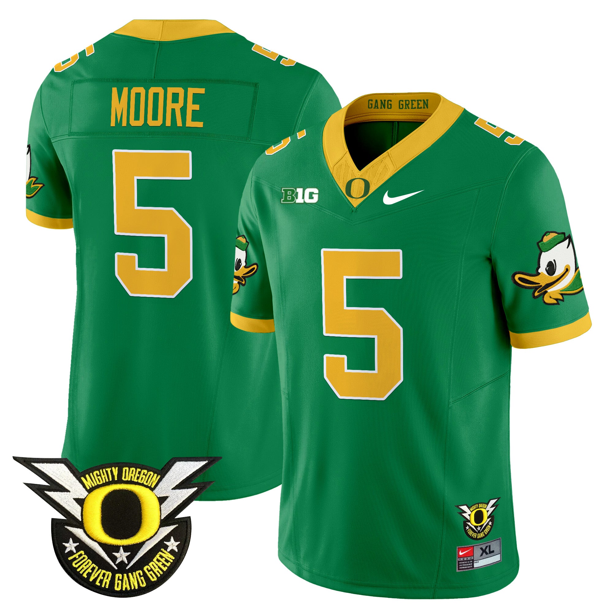 Women's Oregon Ducks 2025 Vapor Limited Jersey V2 - All Stitched