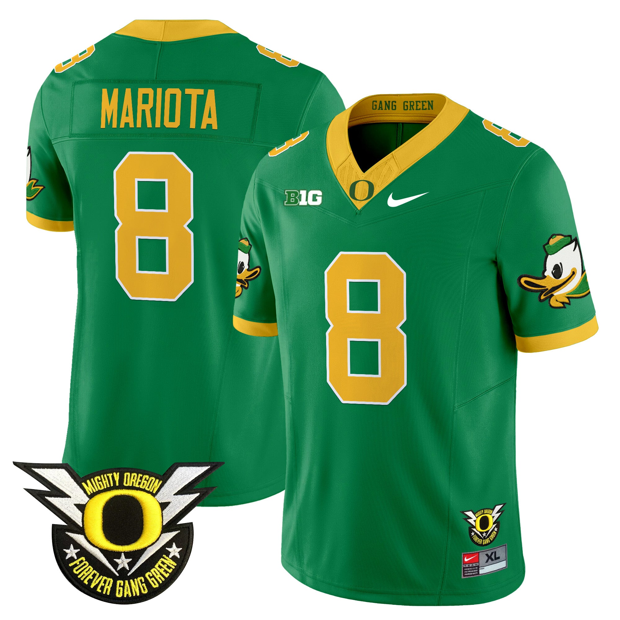 Women's Oregon Ducks 2025 Vapor Limited Jersey V2 - All Stitched