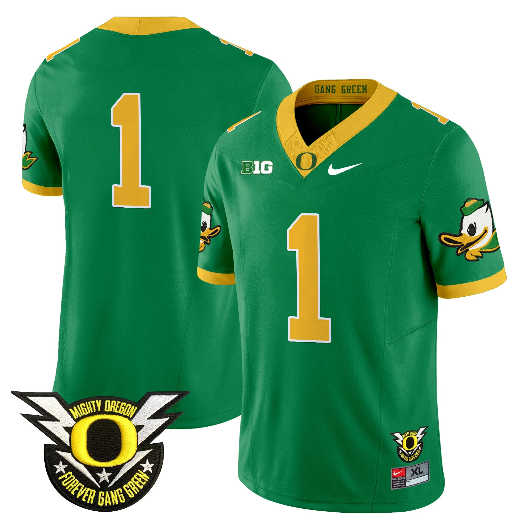 Women's Oregon Ducks 2025 Vapor Limited Jersey V2 - All Stitched