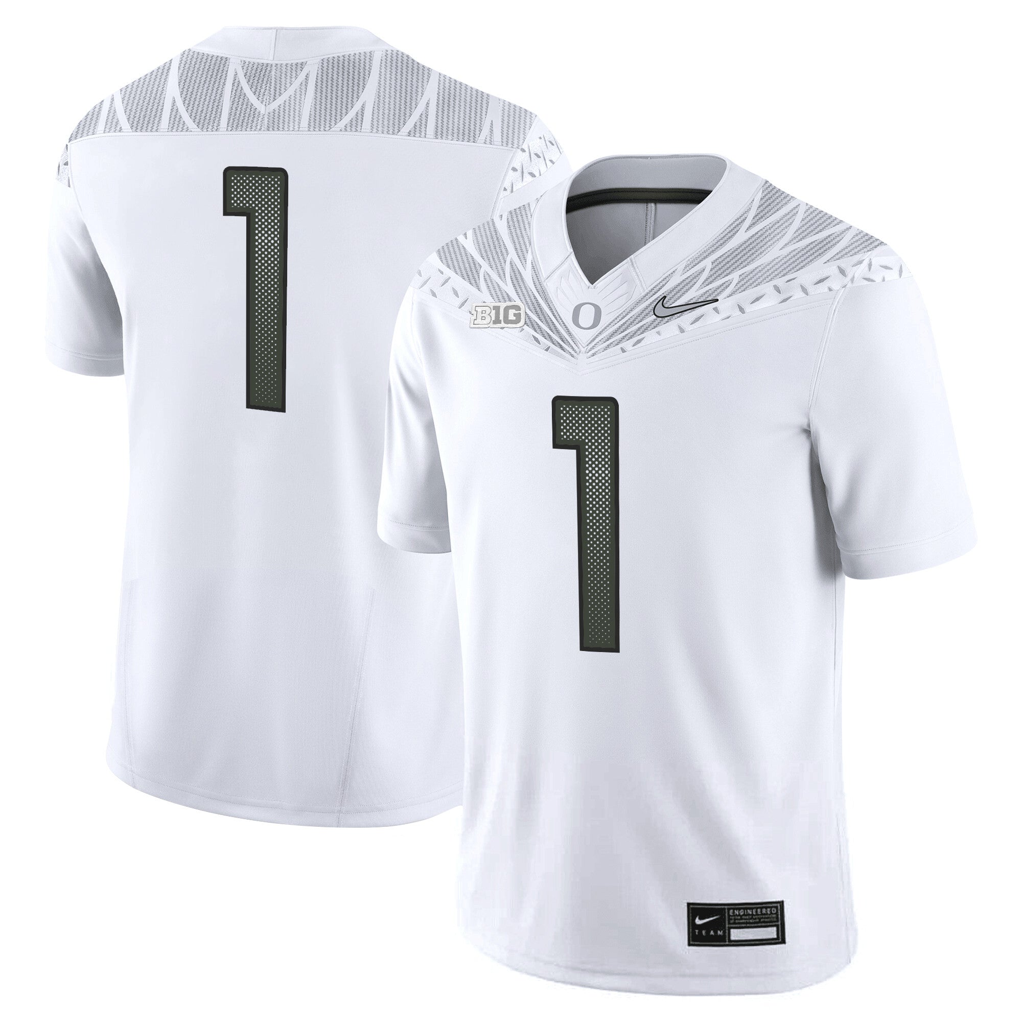 Women's Oregon Ducks 2025 Vapor Limited Jersey V2 - All Stitched