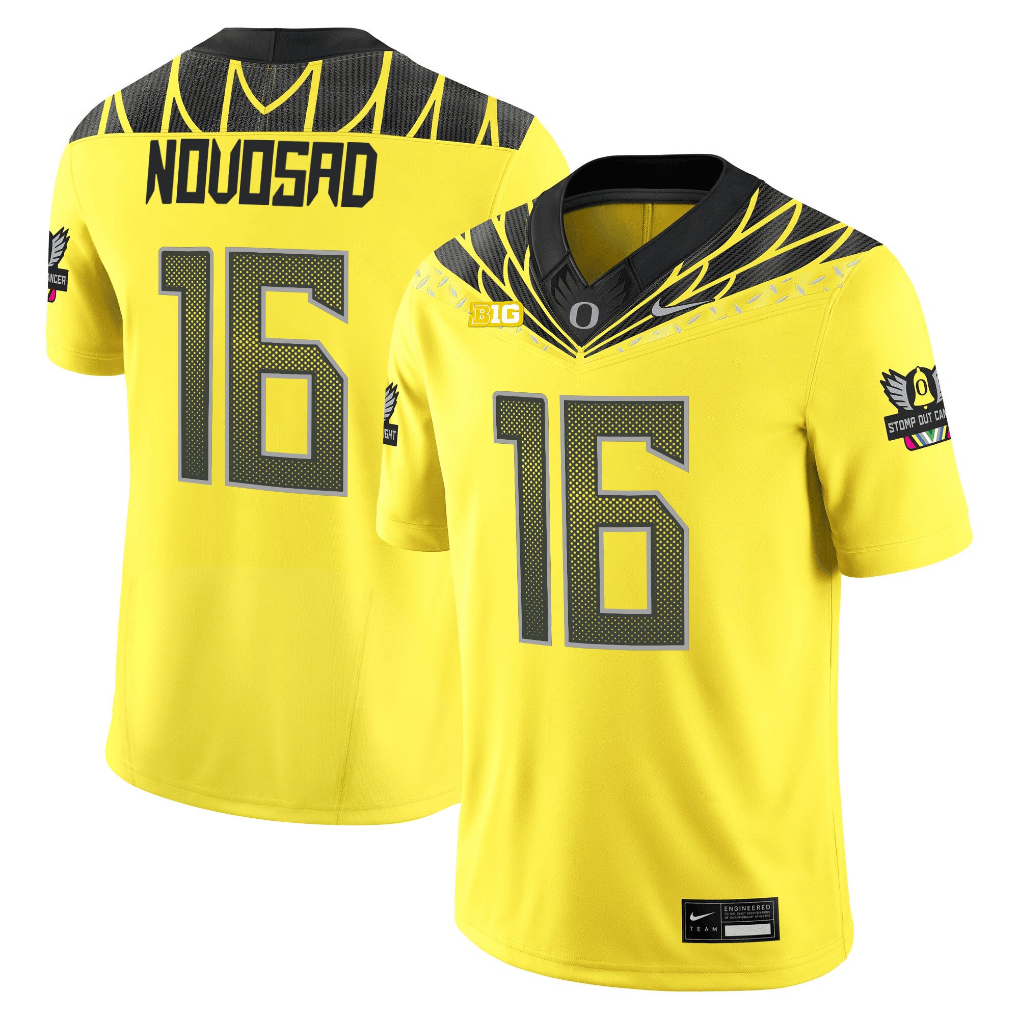 Women's Oregon Ducks 2025 Vapor Limited Jersey V2 - All Stitched