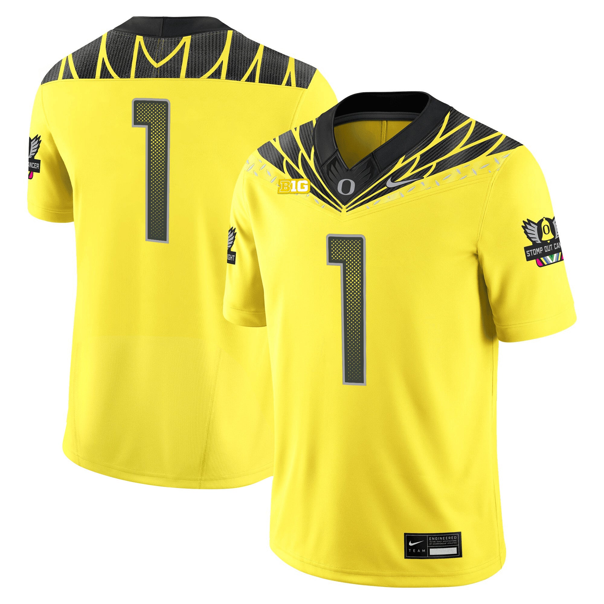 Women's Oregon Ducks 2025 Vapor Limited Jersey V2 - All Stitched