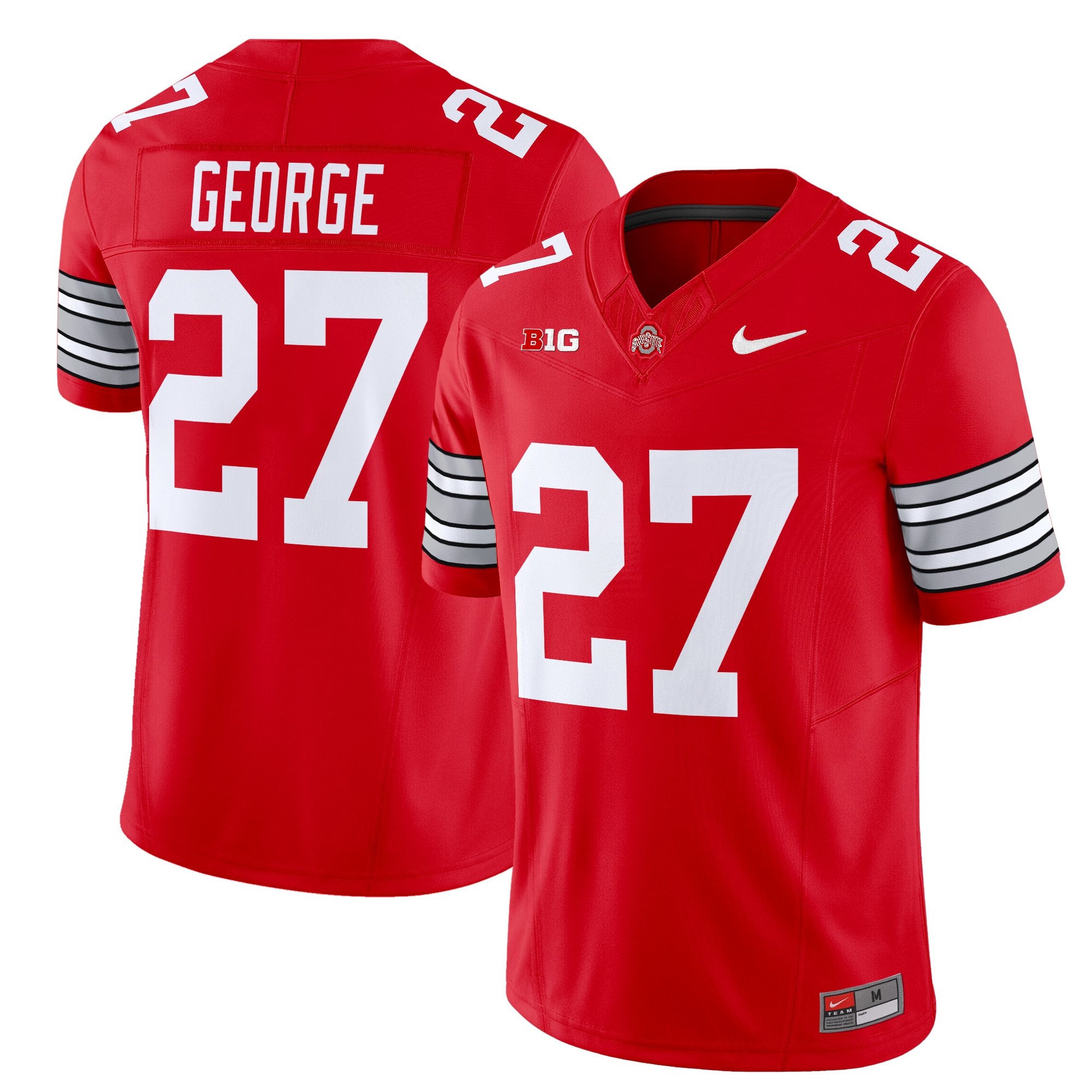 Women's Ohio State Buckeyes 'Heritage Stripe' 2025/26 Vapor Limited Jersey - All Stitched