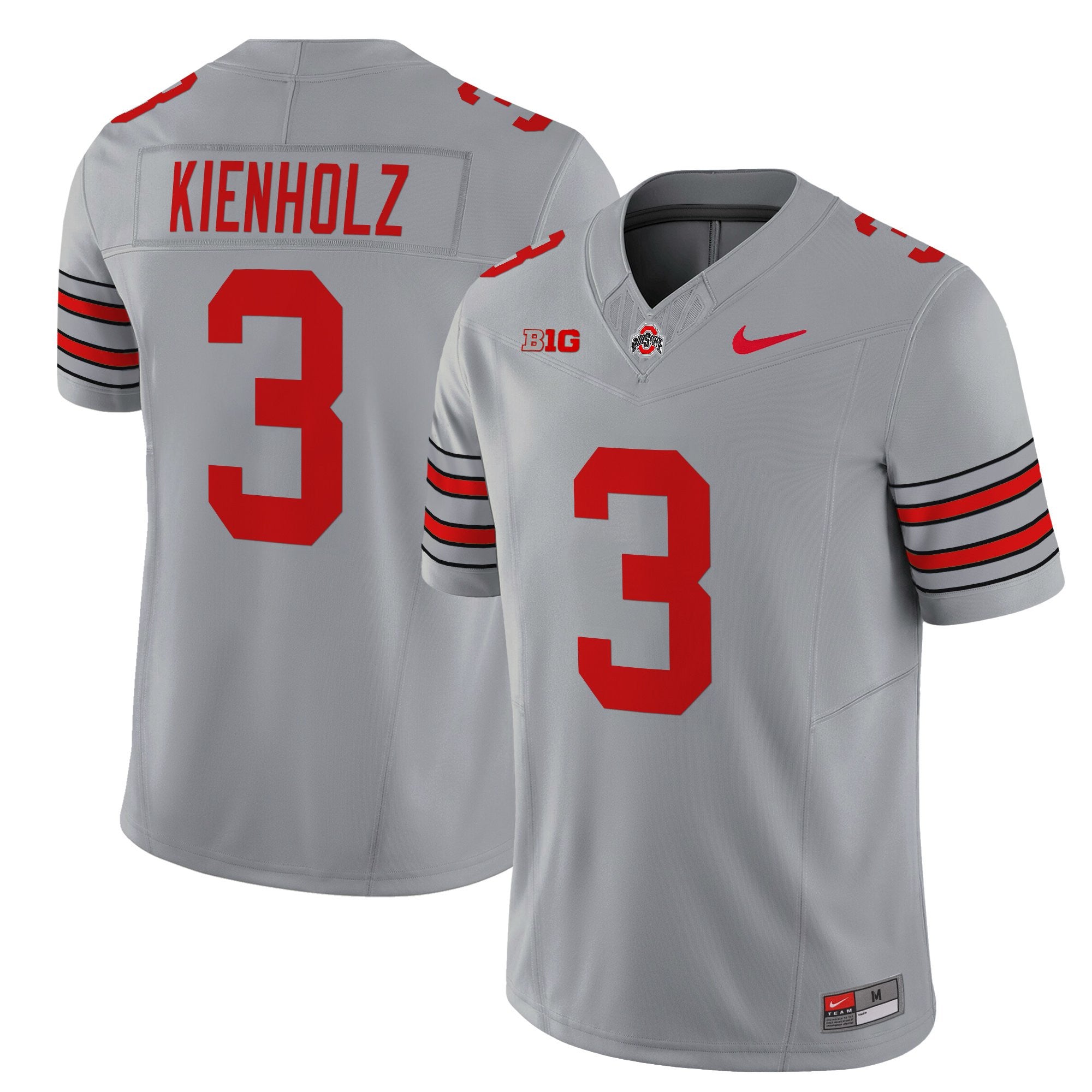 Women's Ohio State Buckeyes 'Heritage Stripe' 2025/26 Vapor Limited Jersey - All Stitched