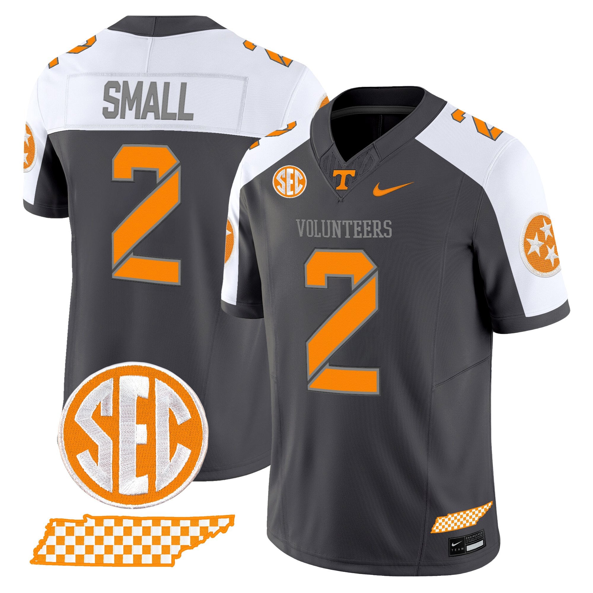 Women's Tennessee Volunteers 2025 'Smokey Grey Series' Vapor Limited Jersey V2 - All Stitched