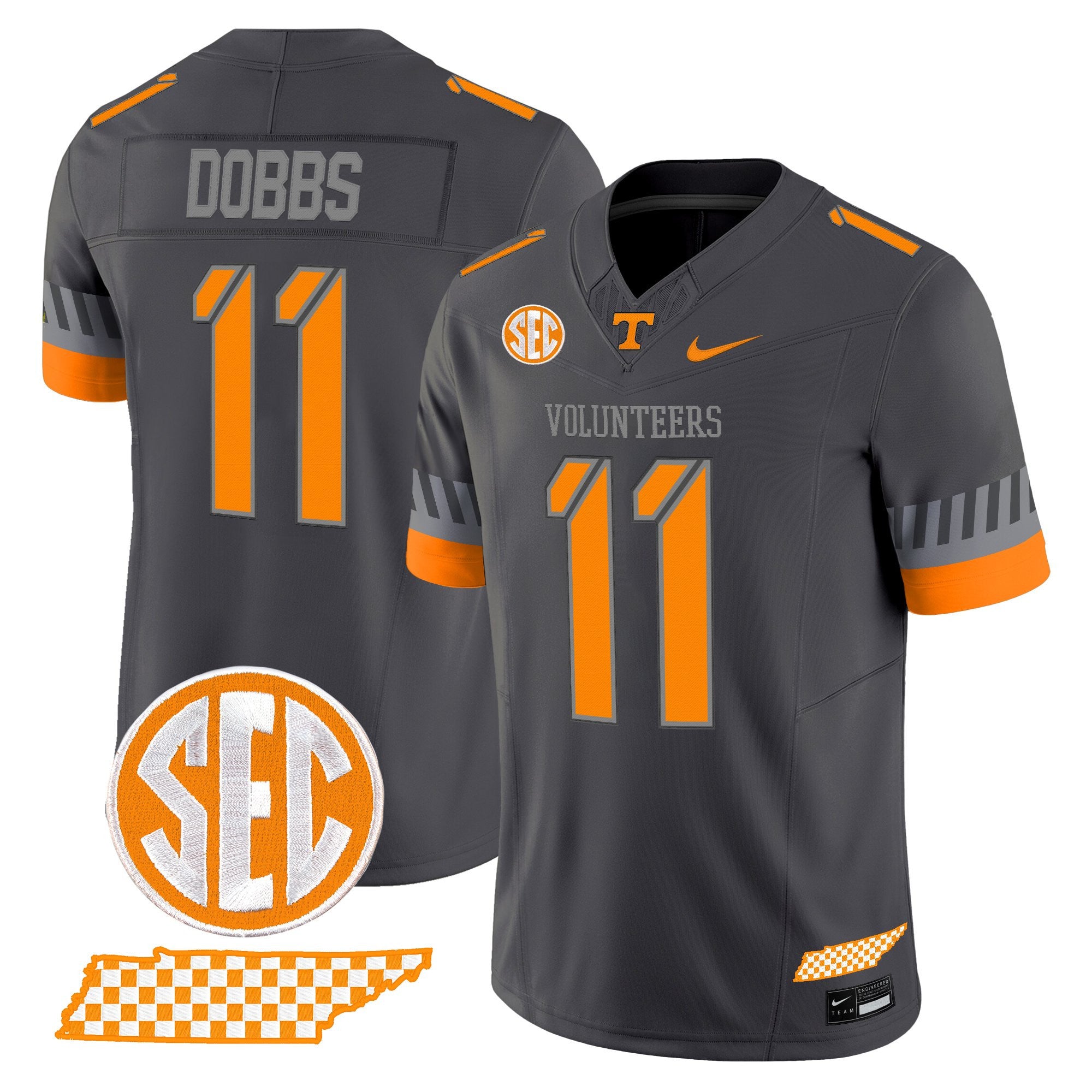 Women's Tennessee Volunteers 2025 'Smokey Grey Series' Vapor Limited Jersey V2 - All Stitched