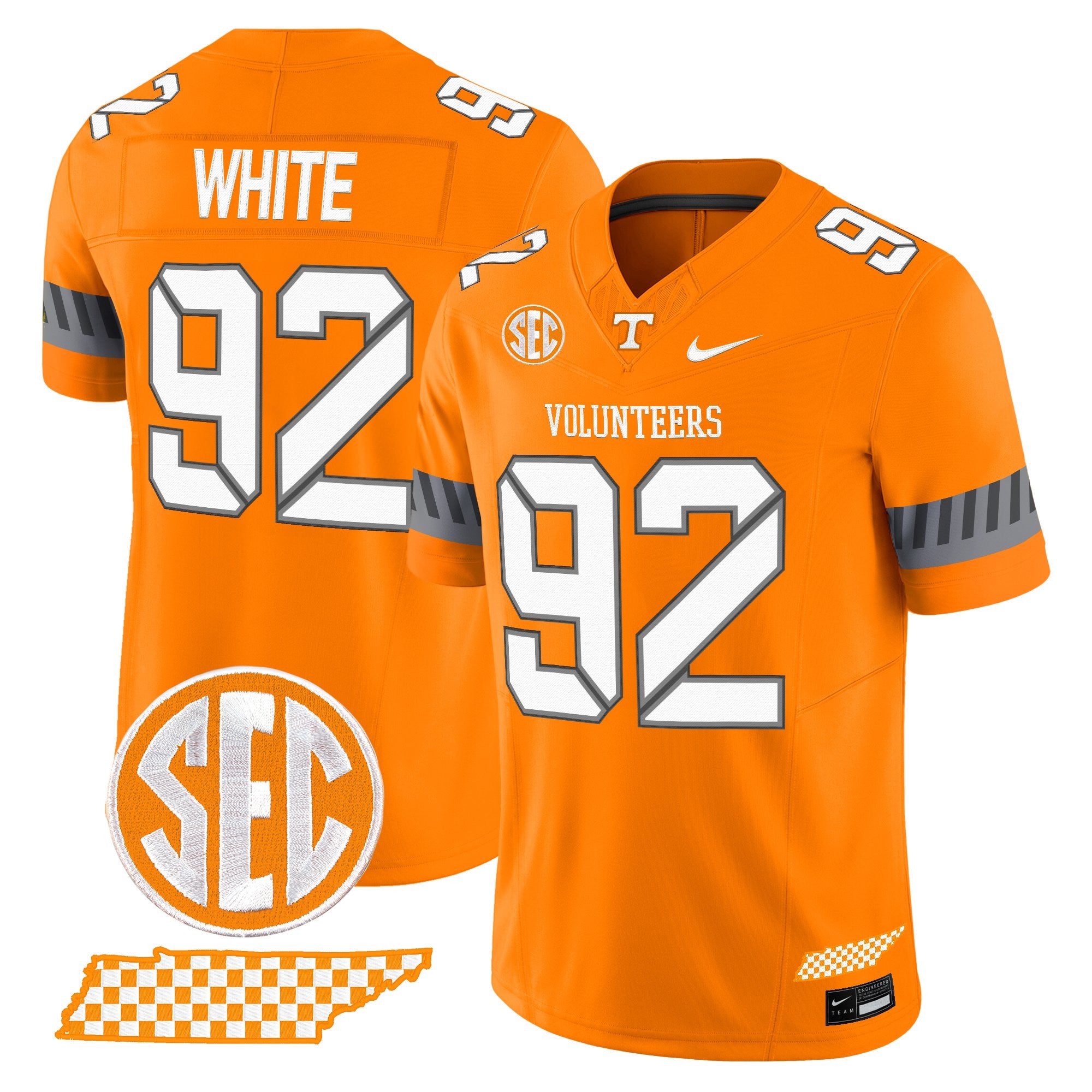 Women's Tennessee Volunteers 2025 'Smokey Grey Series' Vapor Limited Jersey V2 - All Stitched