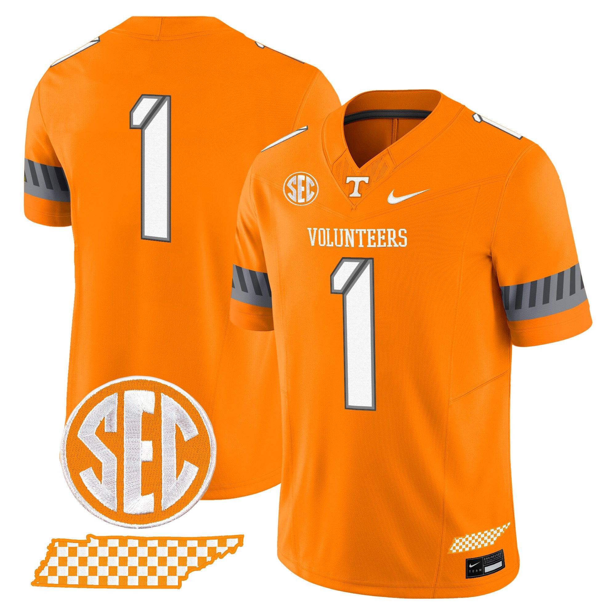 Women's Tennessee Volunteers 2025 'Smokey Grey Series' Vapor Limited Jersey V2 - All Stitched