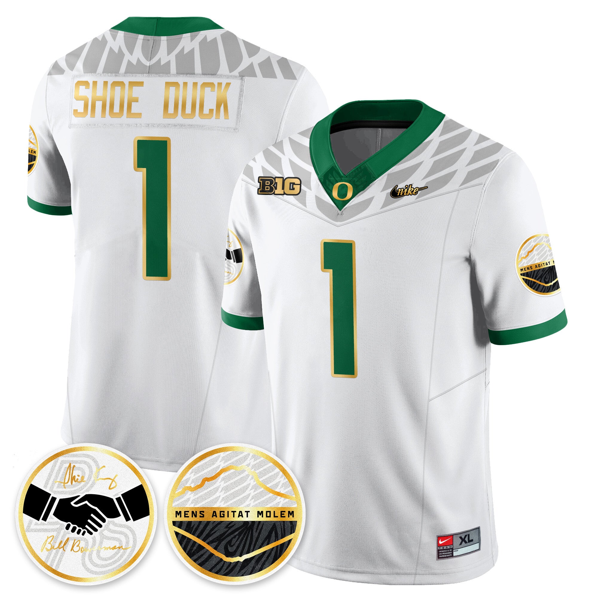 Women's Oregon Ducks 2025 "Shoe Duck" Jersey - All Stitched