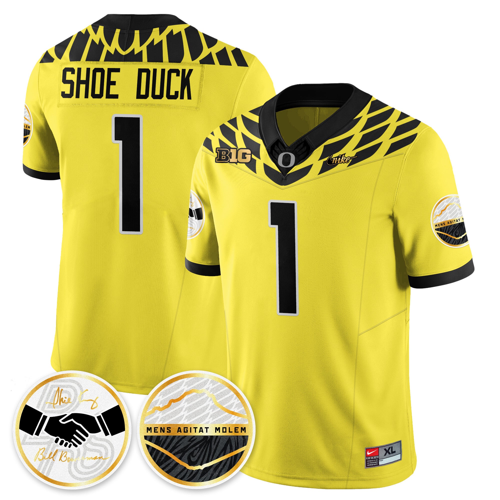 Women's Oregon Ducks 2025 "Shoe Duck" Jersey - All Stitched