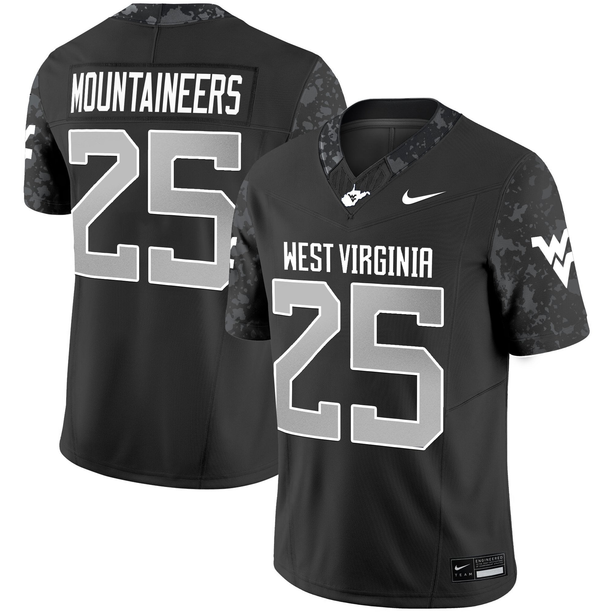 Women's West Virginia Mountaineers 2025 Vapor Limited Jersey - All Stitched