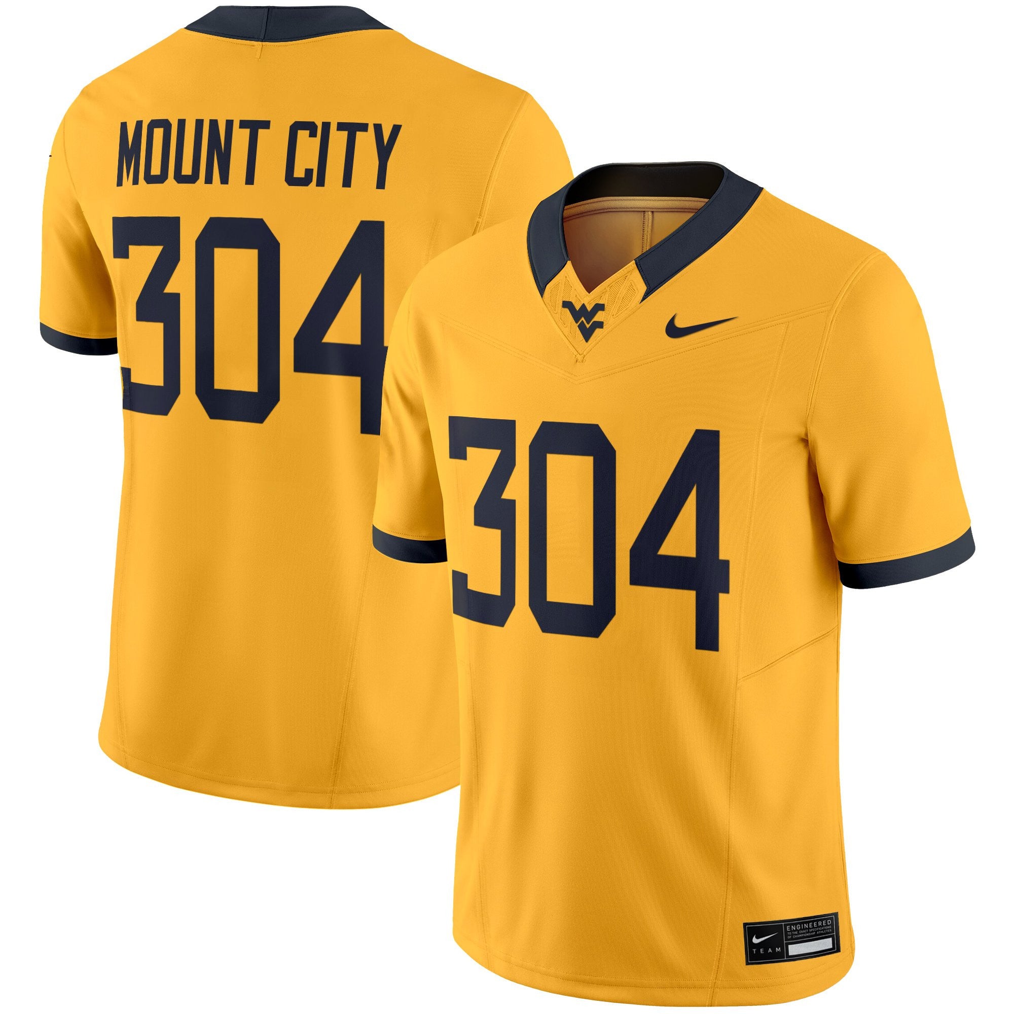 Women's West Virginia Mountaineers 2025 Vapor Limited Jersey - All Stitched
