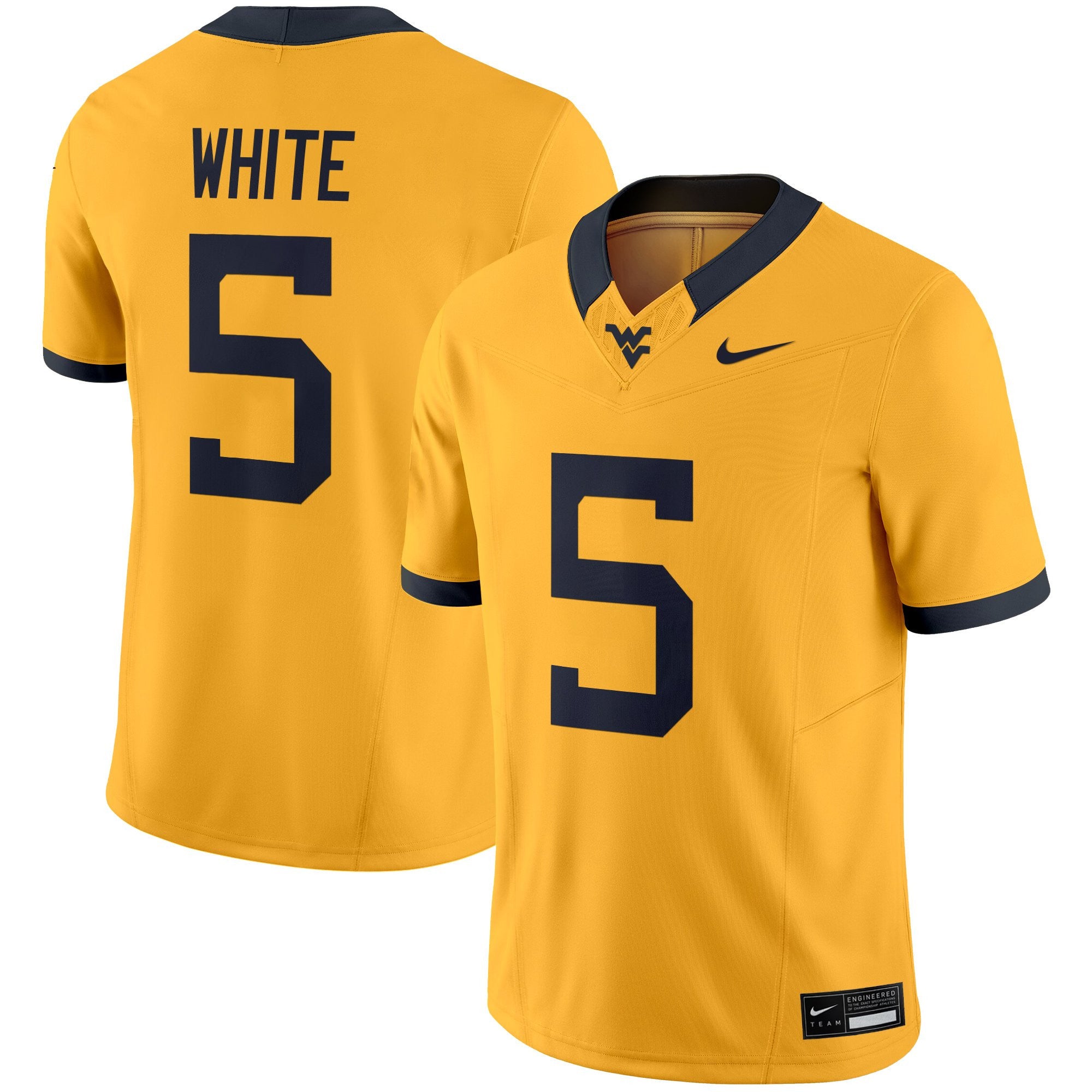 Women's West Virginia Mountaineers 2025 Vapor Limited Jersey - All Stitched