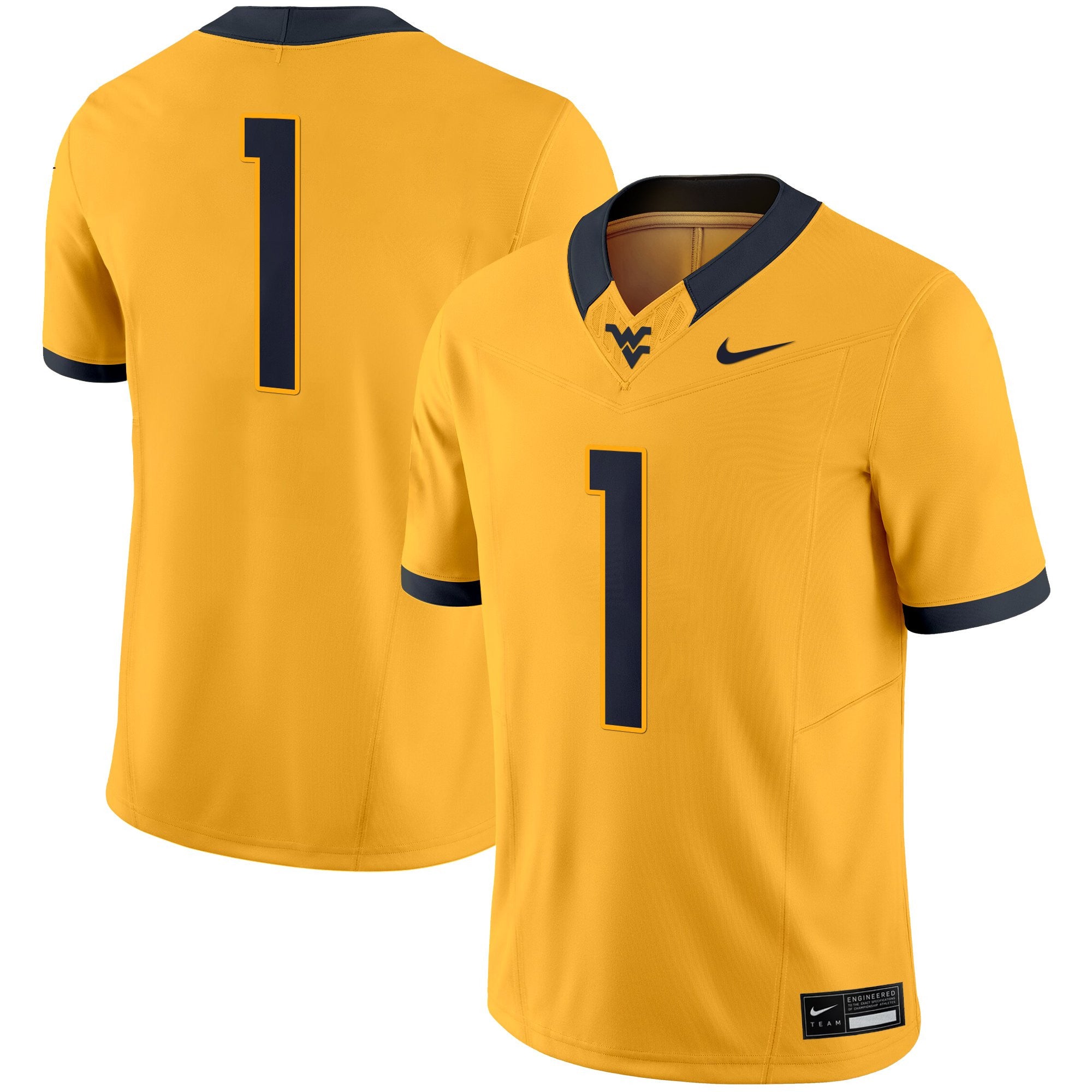 Women's West Virginia Mountaineers 2025 Vapor Limited Jersey - All Stitched