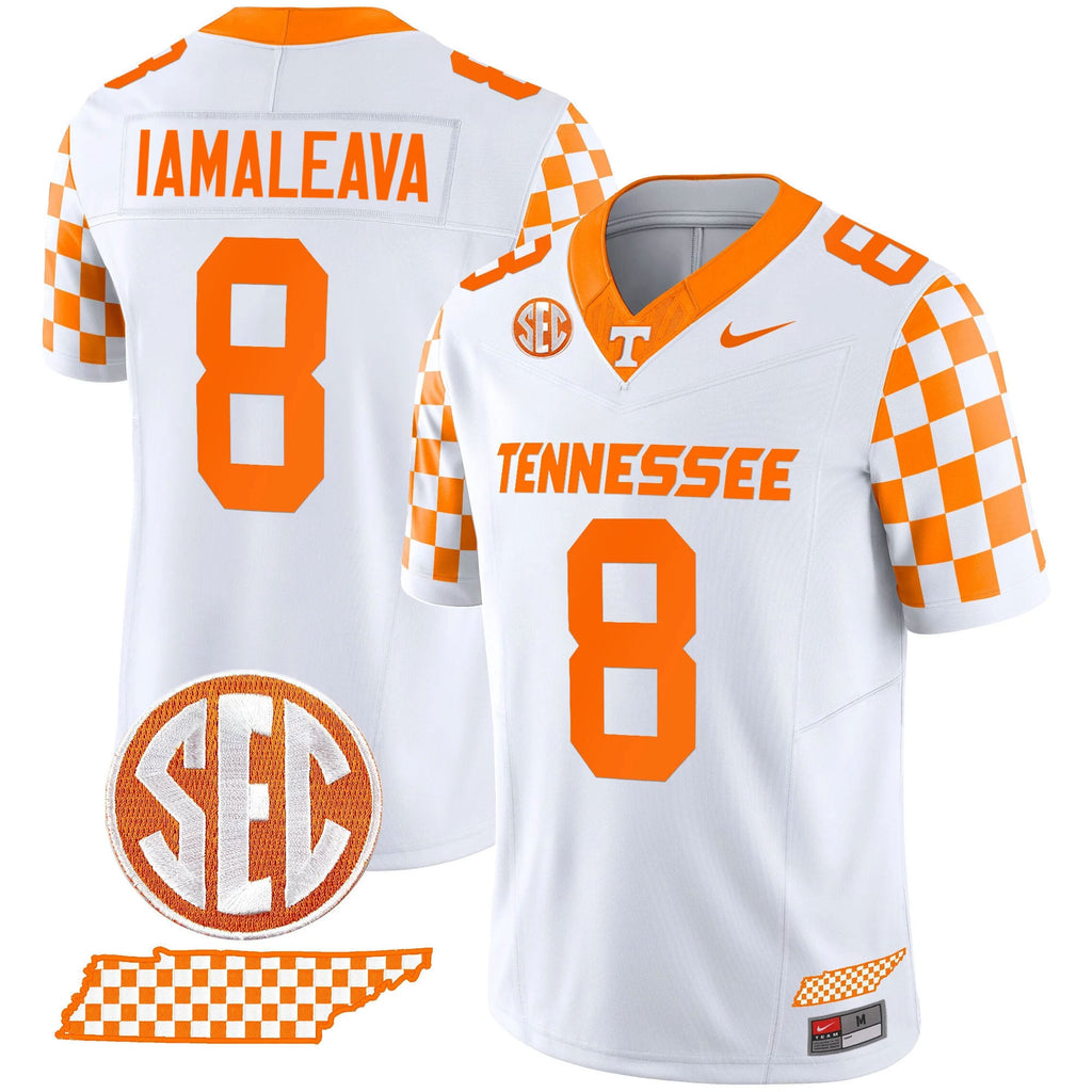 Men's Tennessee Volunteers 2024 Checkerboard Vapor Limited Jersey - All Stitched