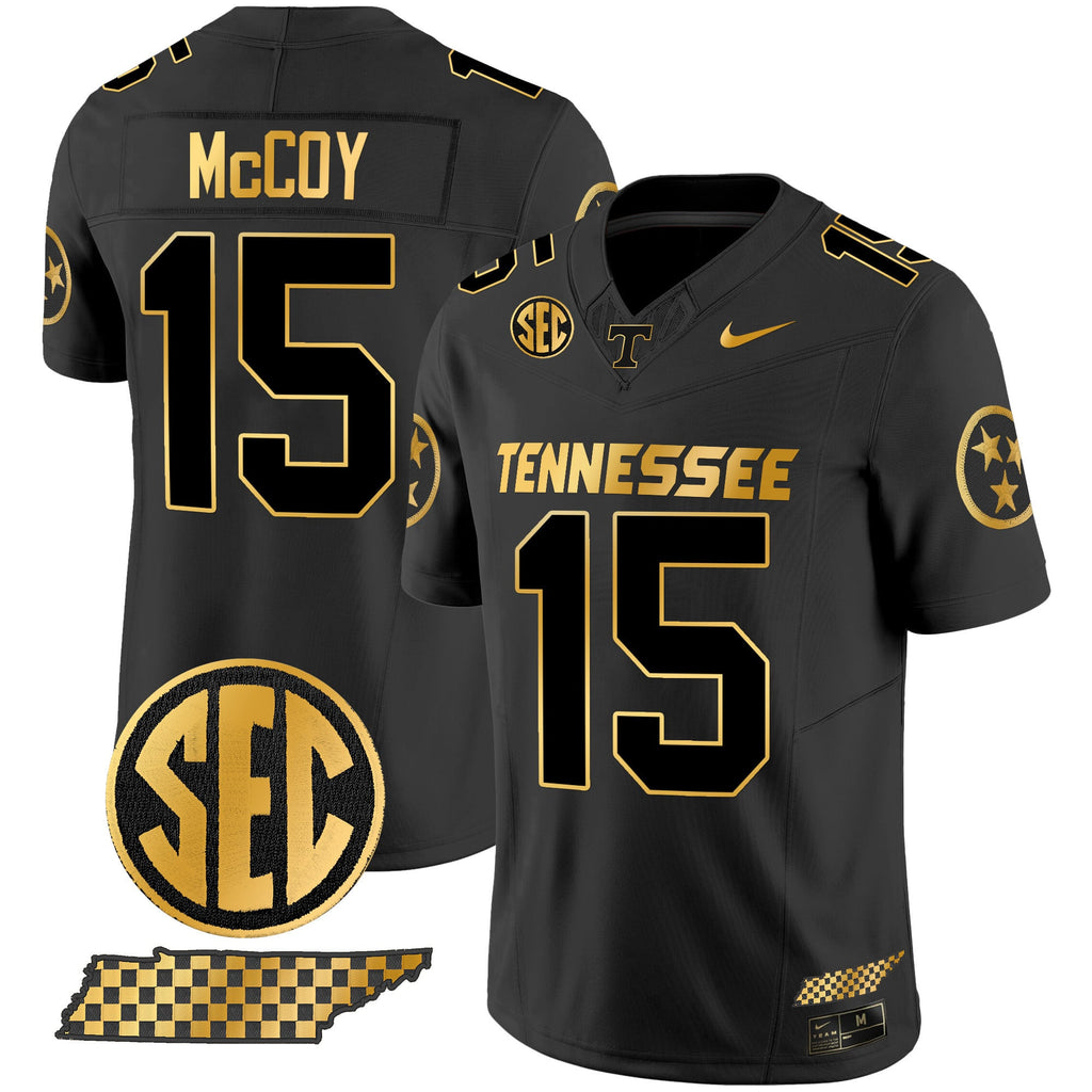 Men's Tennessee Volunteers 2024 Gold Vapor Premier Limited Jersey - All Stitched
