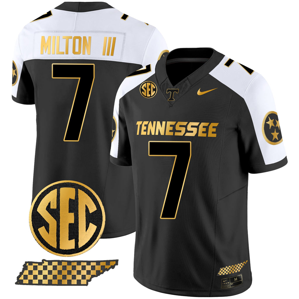 Men's Tennessee Volunteers 2024 Gold Vapor Premier Limited Jersey - All Stitched