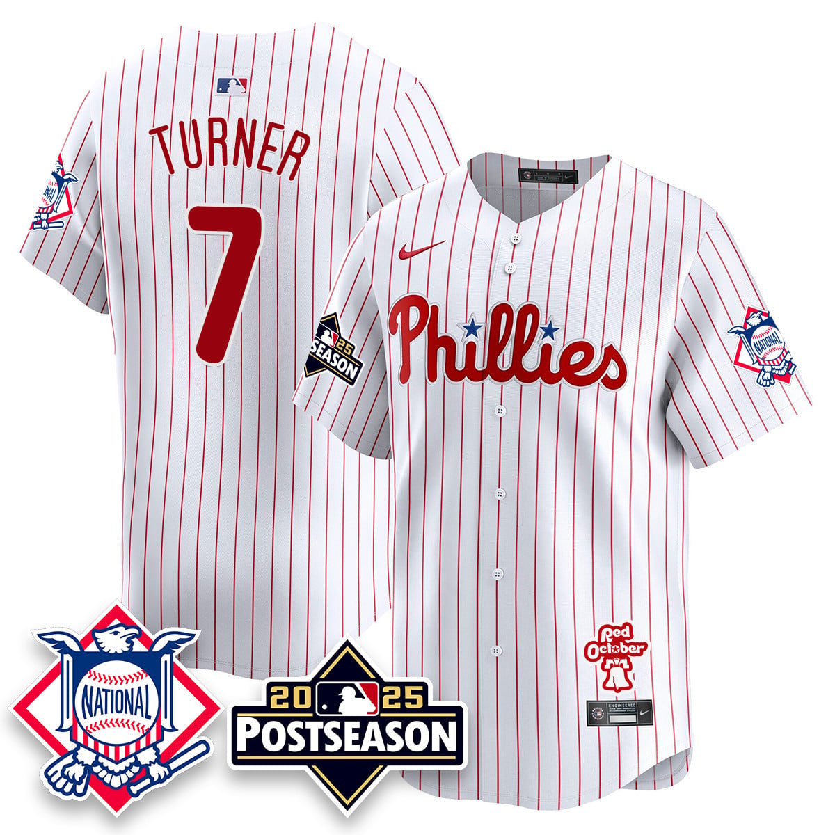 Women's Philadelphia Phillies 2025 Postseason Jersey - All Stitched