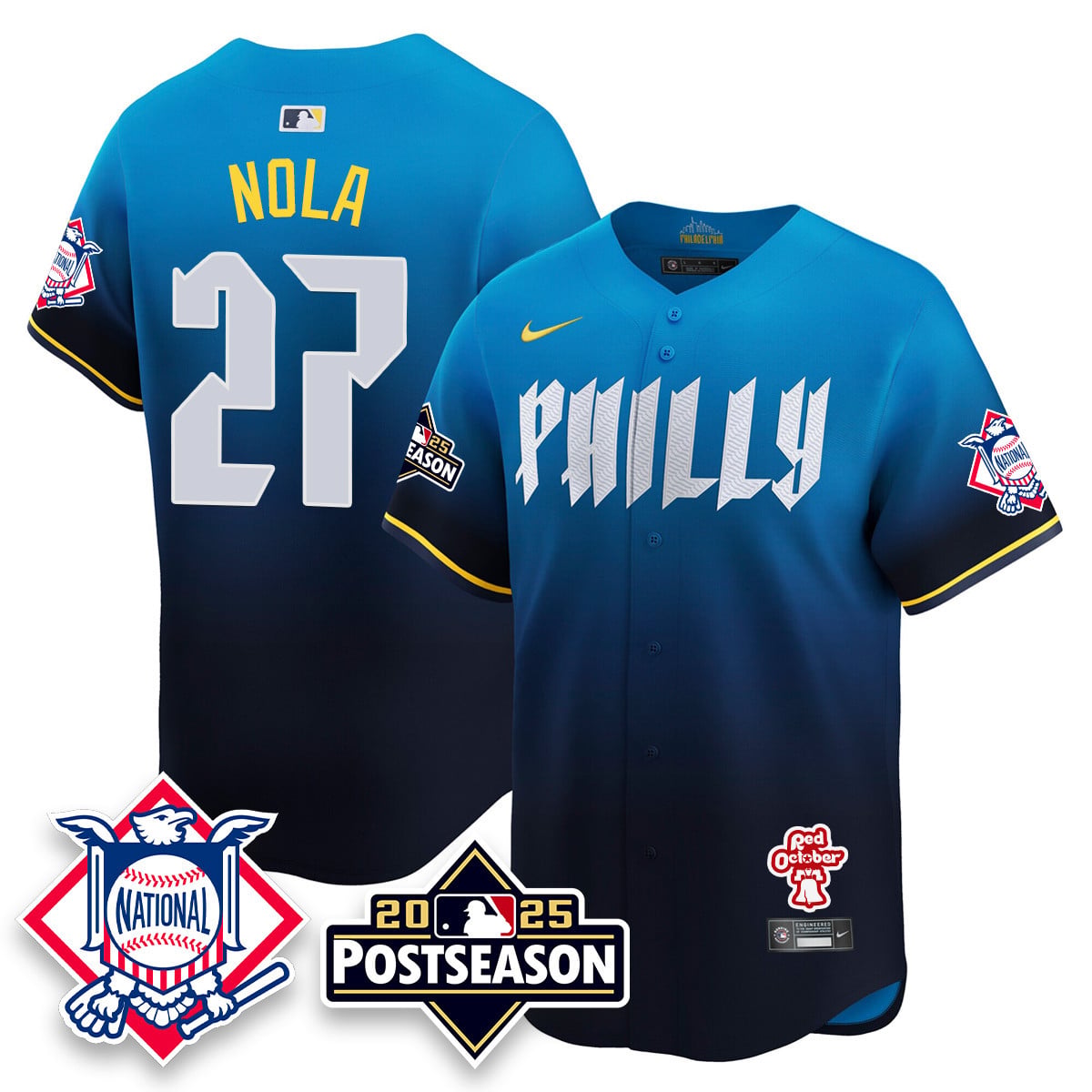 Women's Philadelphia Phillies 2025 Postseason Jersey - All Stitched