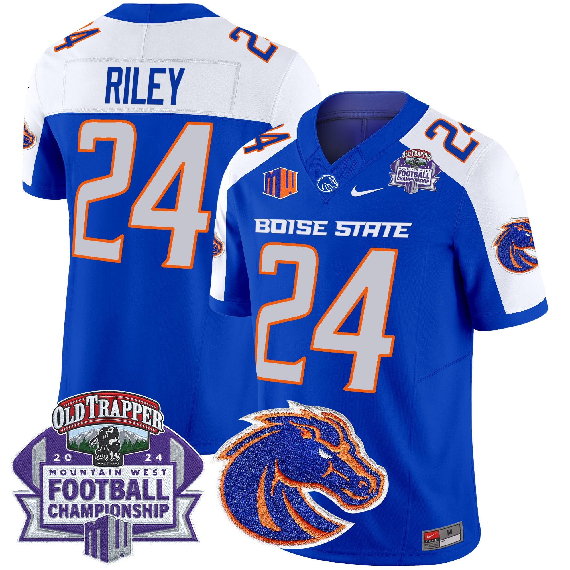 Men's Boise State Broncos 2024 Championship Vapor Limited Jersey - All Stitched