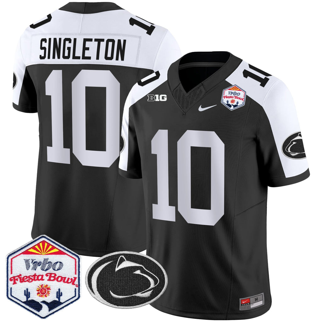 Men's Penn State Nittany Lions 2024 The Fiesta Bowl Patch Vapor Limited Jersey - All Stitched