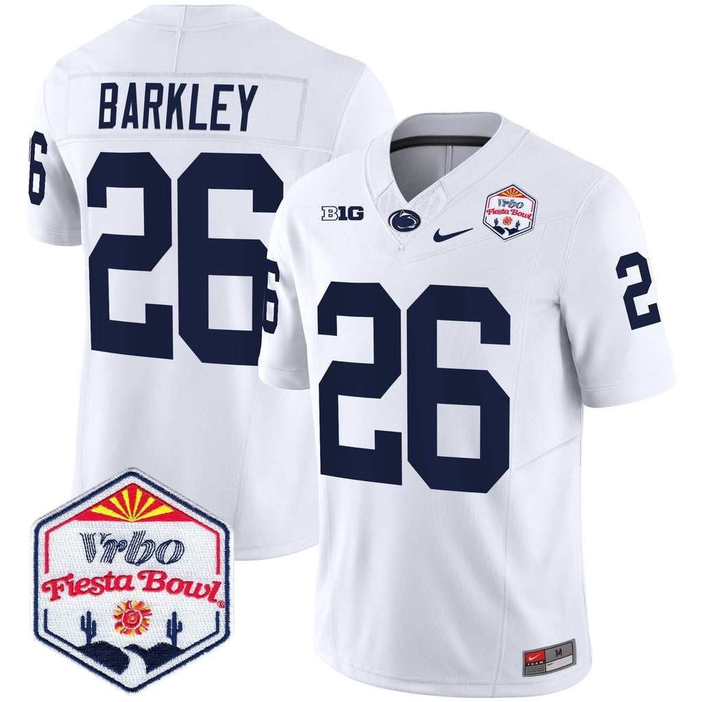 Men's Penn State Nittany Lions 2024 The Fiesta Bowl Patch Vapor Limited Jersey - All Stitched