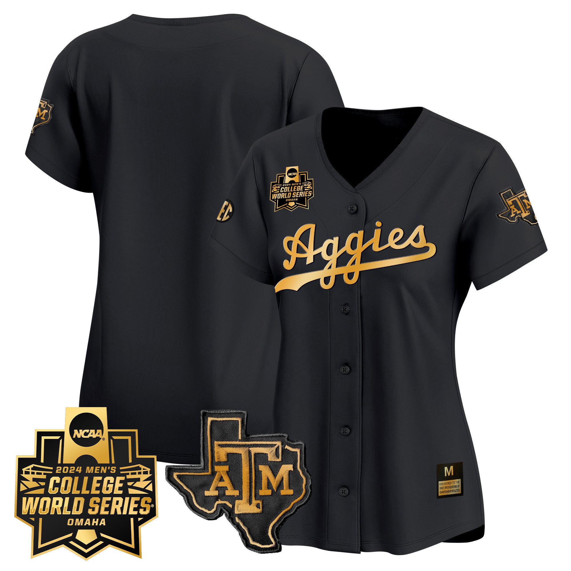 Women's Texas A&M Aggies 2024 College World Series Vapor Premier Limited Jersey - All Stitched