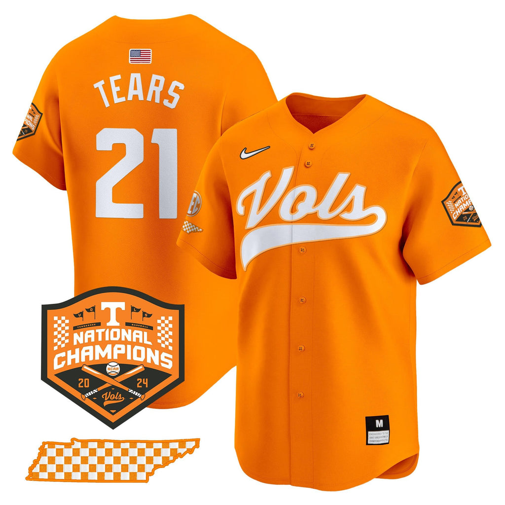 Men's Tennessee Volunteers 2024 Champions Vapor Premier Limited Jersey - All Stitched