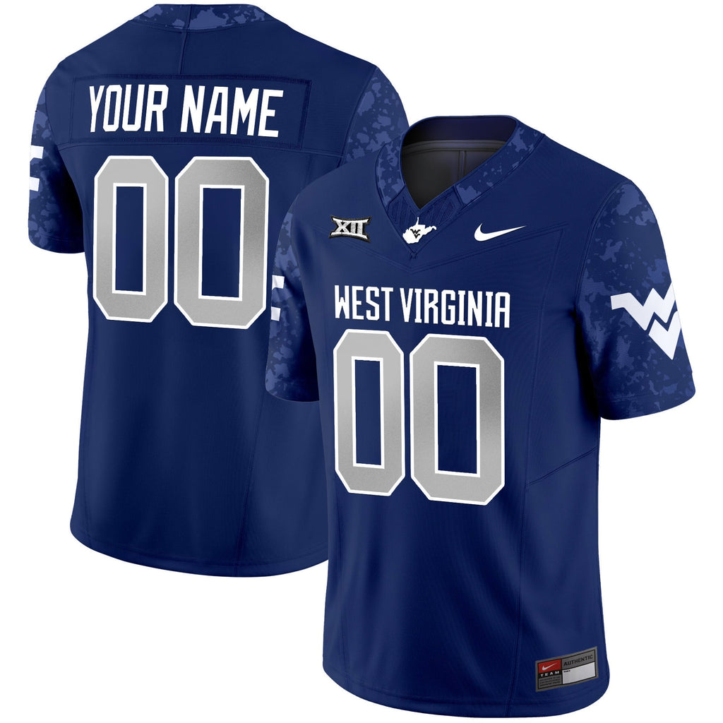 Custom West Virginia Mountaineers 2024 Vapor Limited Jersey V2 - All Stitched
