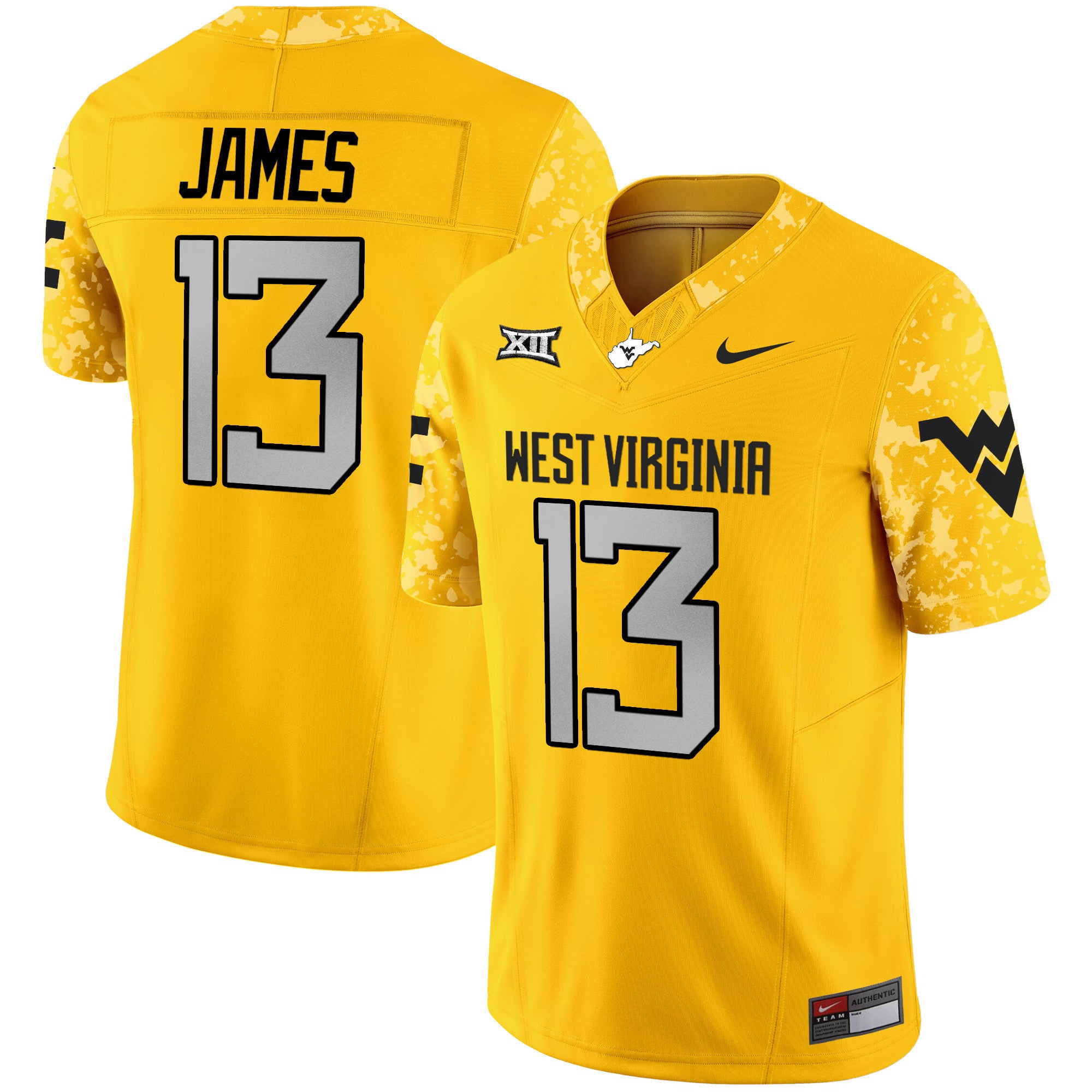 Women's West Virginia Mountaineers 2024 Vapor Limited Jersey V2 - All Stitched