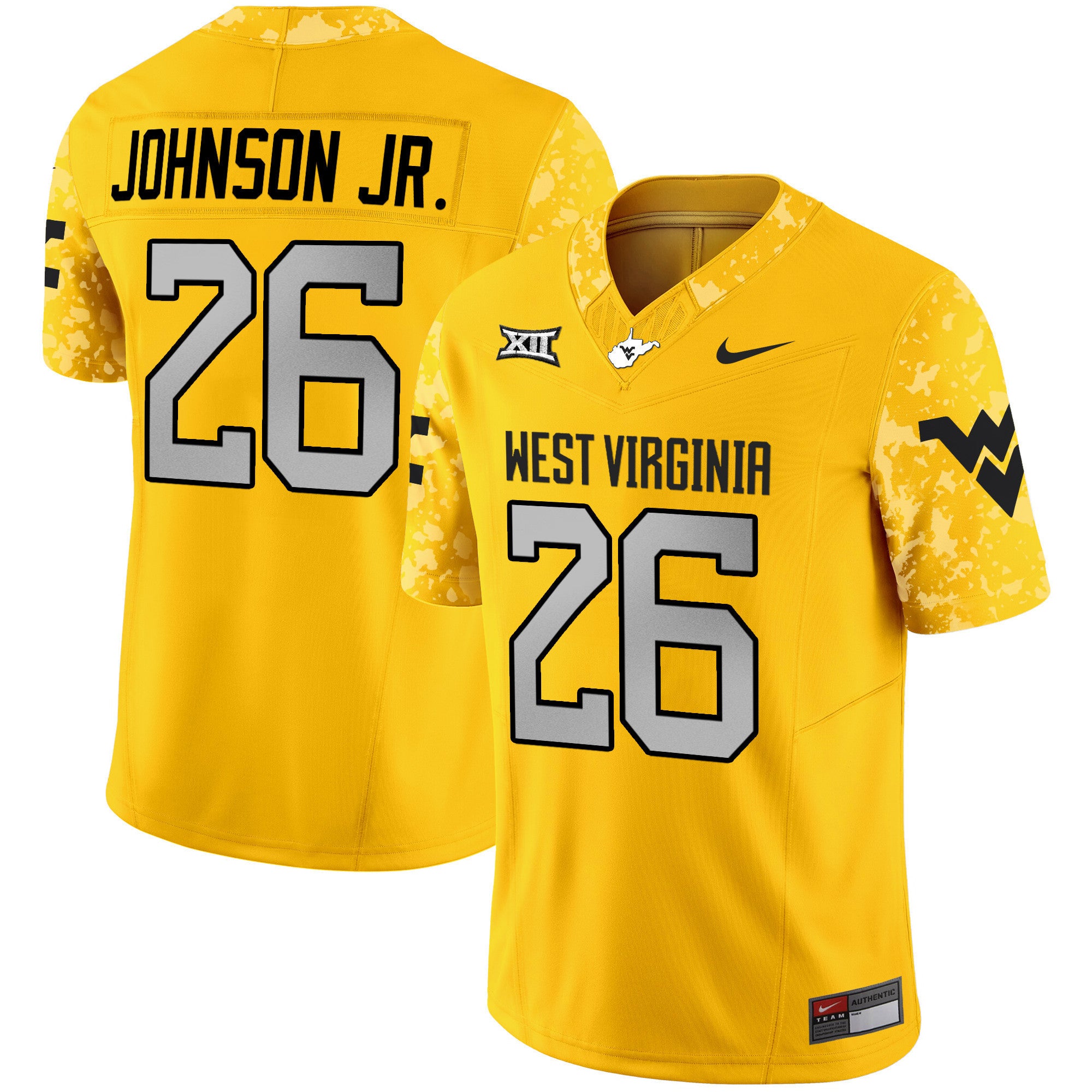 Women's West Virginia Mountaineers 2024 Vapor Limited Jersey V2 - All Stitched