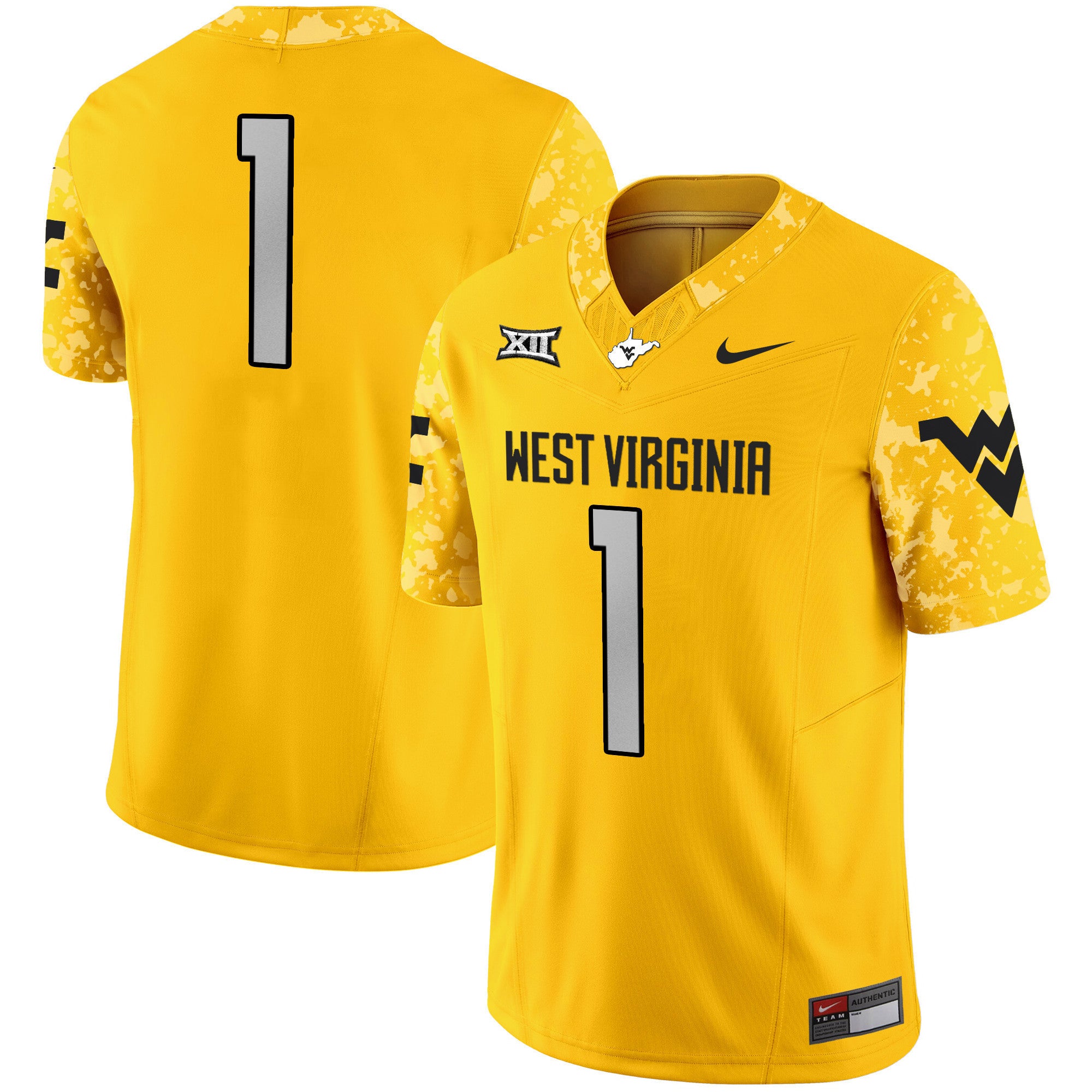 Women's West Virginia Mountaineers 2024 Vapor Limited Jersey V2 - All Stitched